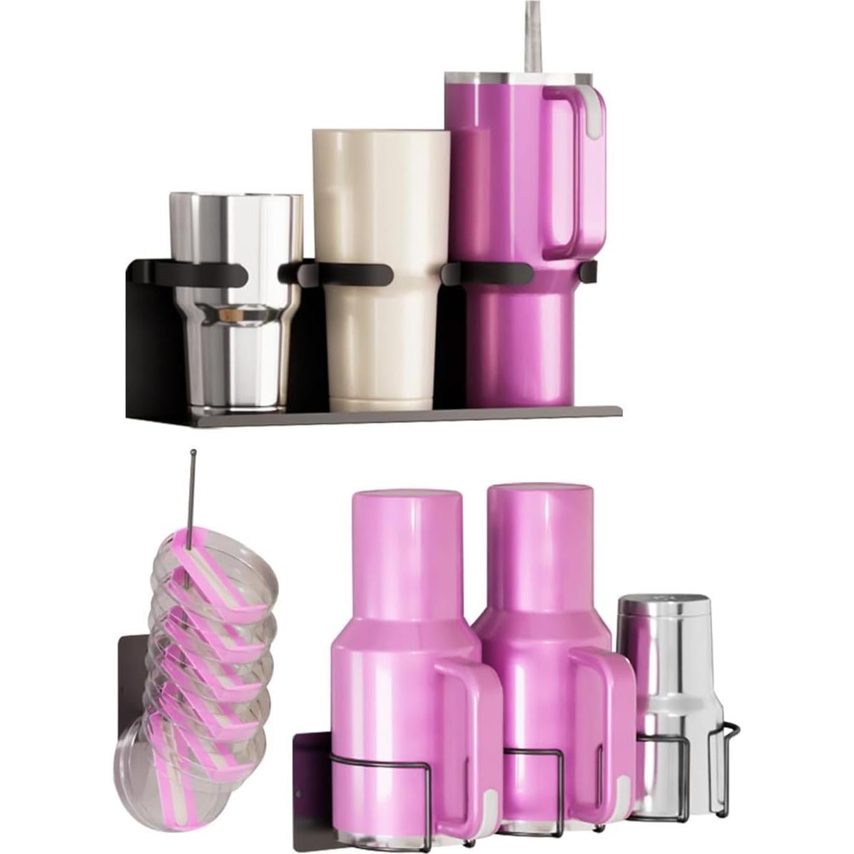 Soporte Magnético para Tazas Stanley Veitail-3 Negro 6 Botellas