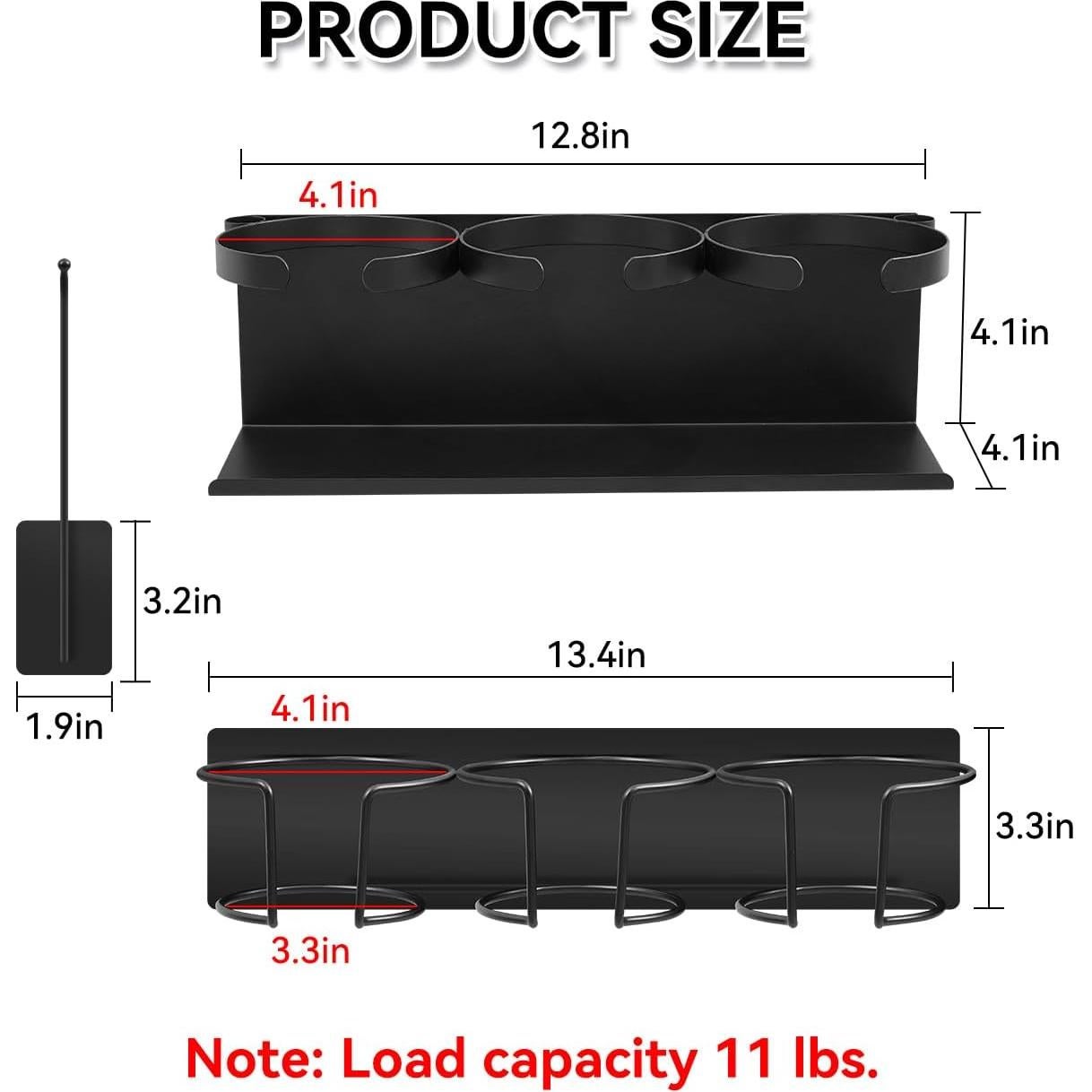 Soporte Magnético para Tazas Stanley Veitail-3 Negro 6 Botellas