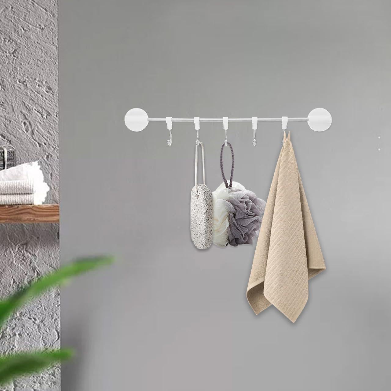 Soporte Magnético para Toallas VOSAREA 29.5 cm Blanco