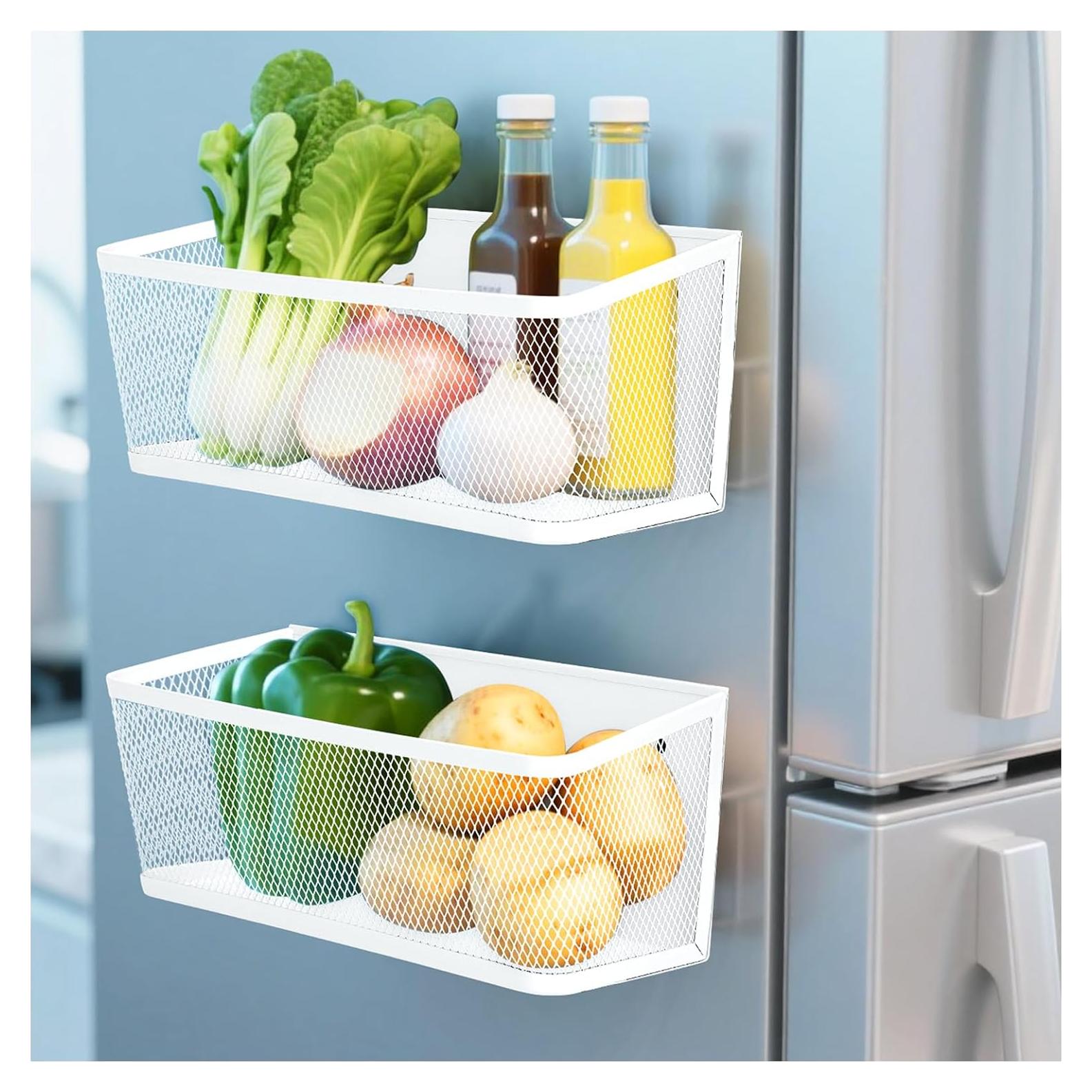 Estante Magnético para Especias VAlinks - 2 Unidades Blanco