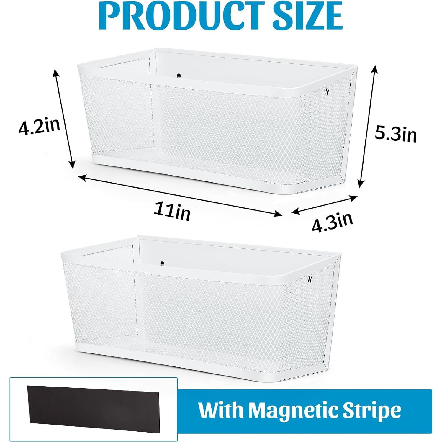 Estante Magnético para Especias VAlinks - 2 Unidades Blanco