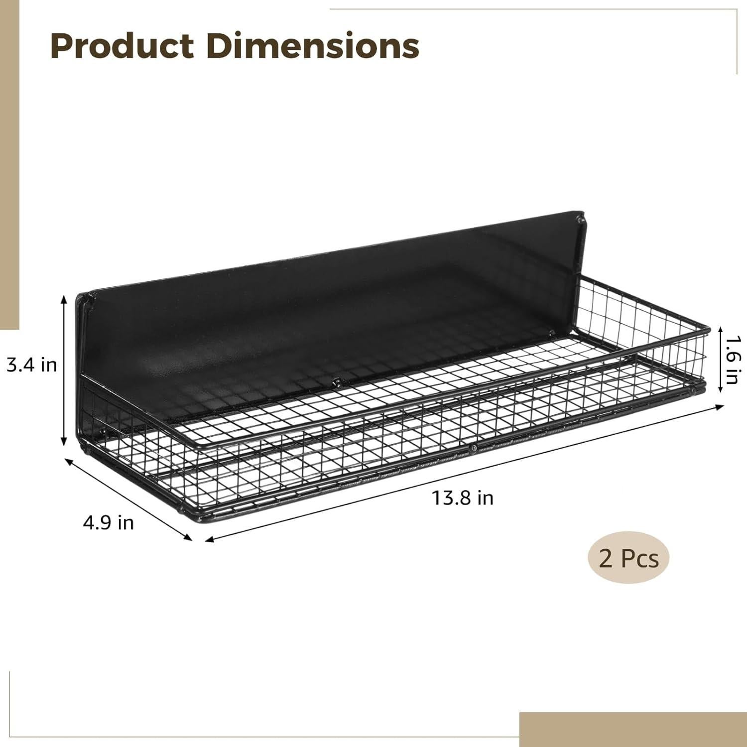 Estante Magnético para Especias Homaisson - 2 Pcs Negro