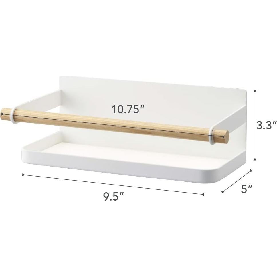 Estante Magnético para Especias Yamazaki Home - Acero y Madera