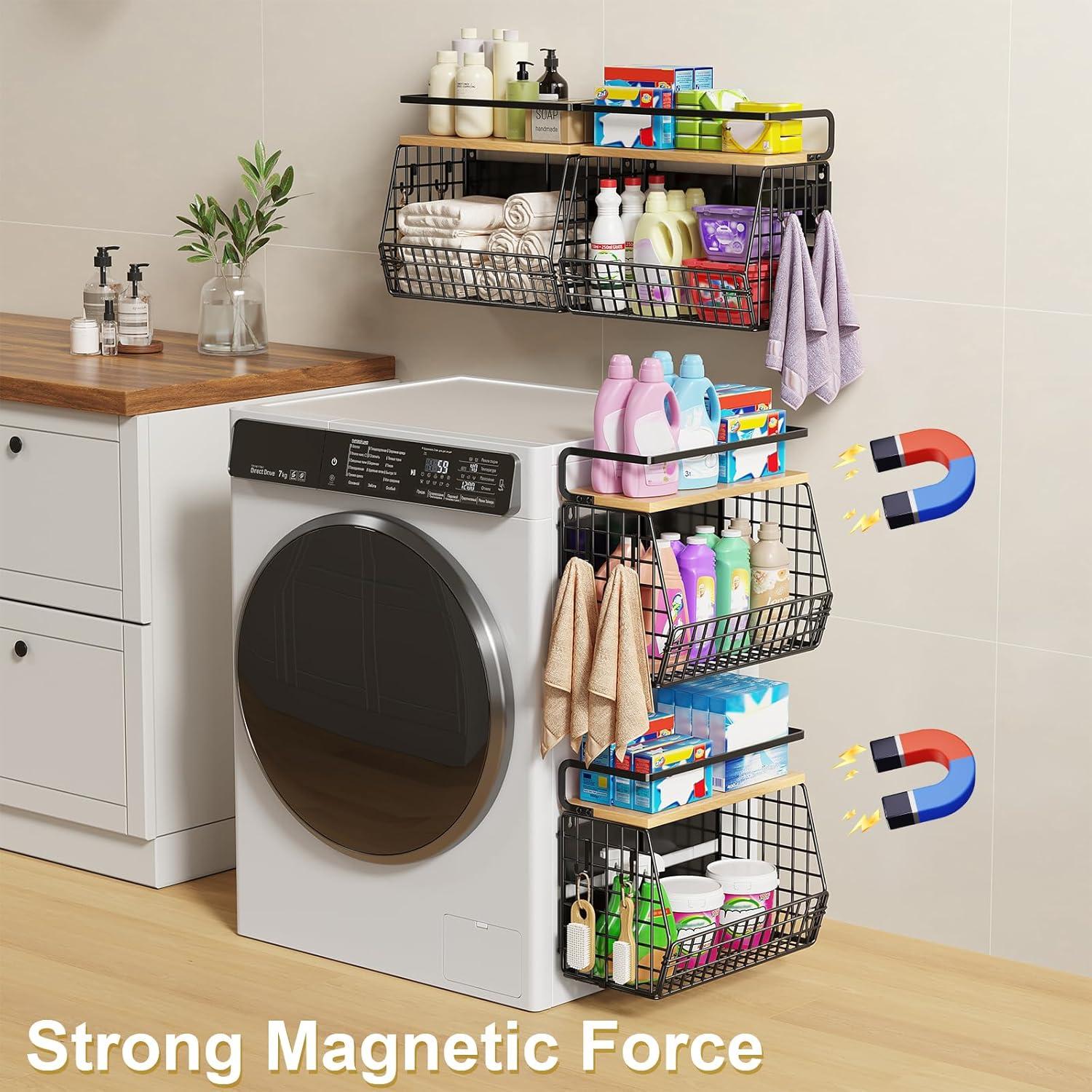 Estante Magnético WBKATN Pequeño para Refrigerador 20x30cm