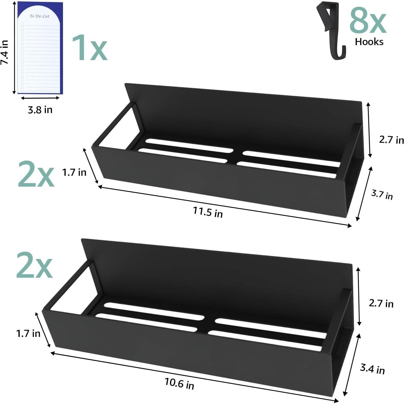 Estante Magnético de Especias Global Digitronix - 4 Estantes, 3.63 kg