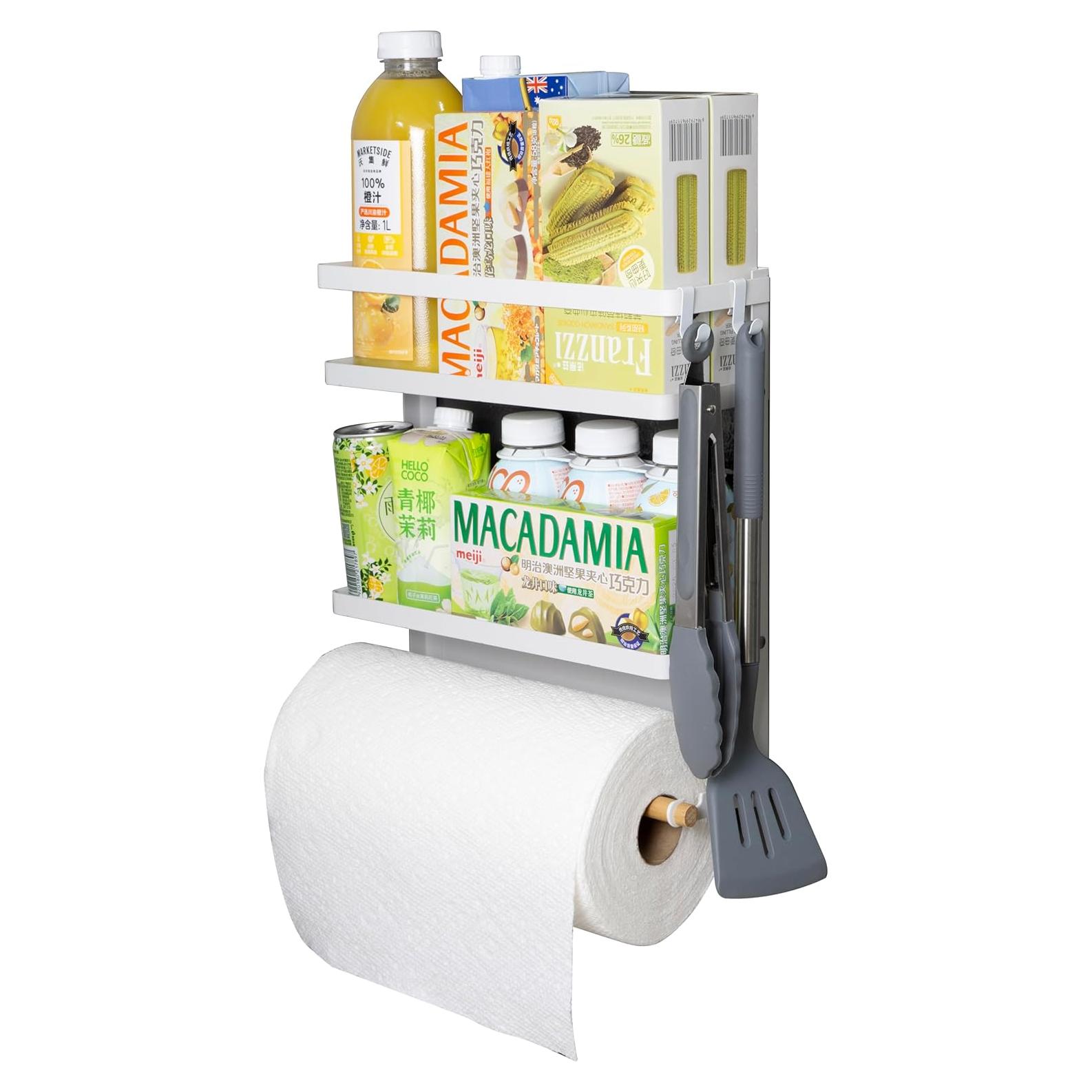 Estante Magnético Plegable Mukkuri para Cocina Blanco 4.54 kg