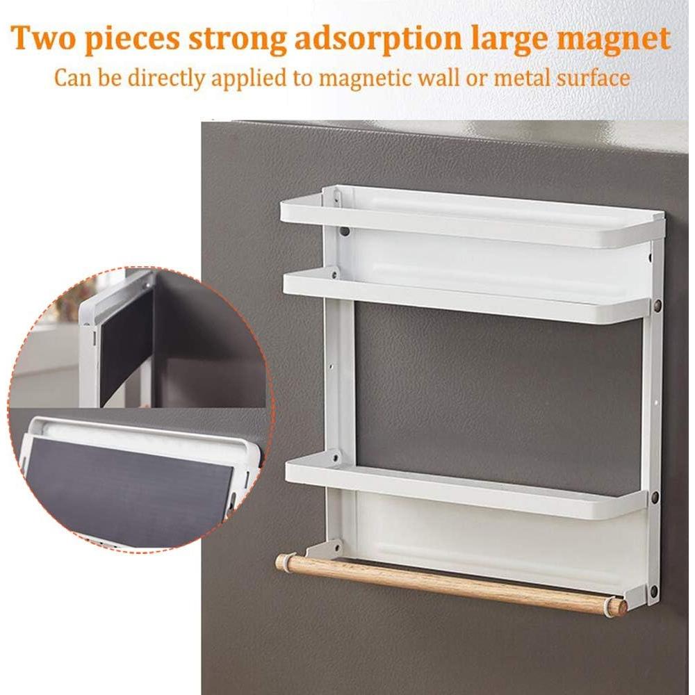 Estante Magnético Plegable Mukkuri para Cocina Blanco 4.54 kg