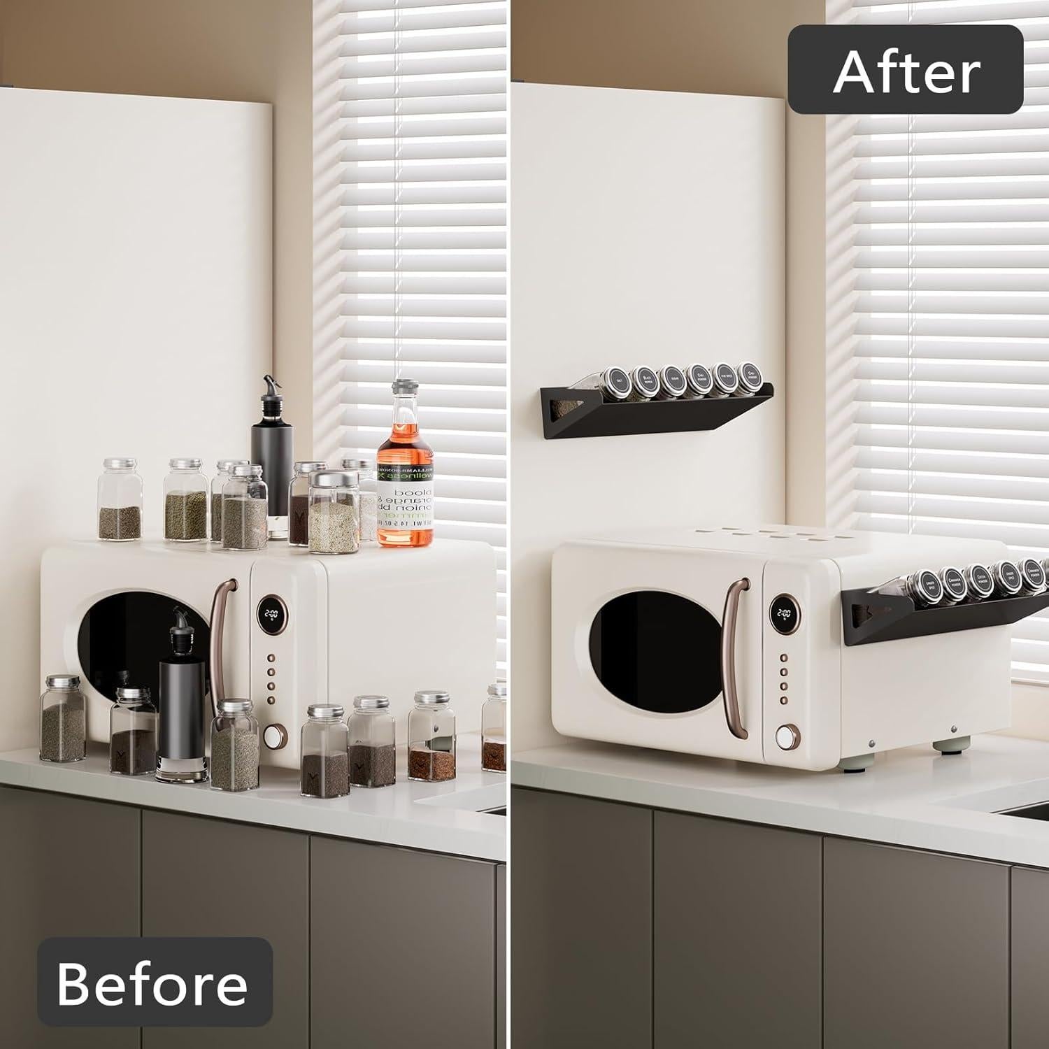 Estantes magnéticos para especias FEZHI - 2 unidades - Cocina