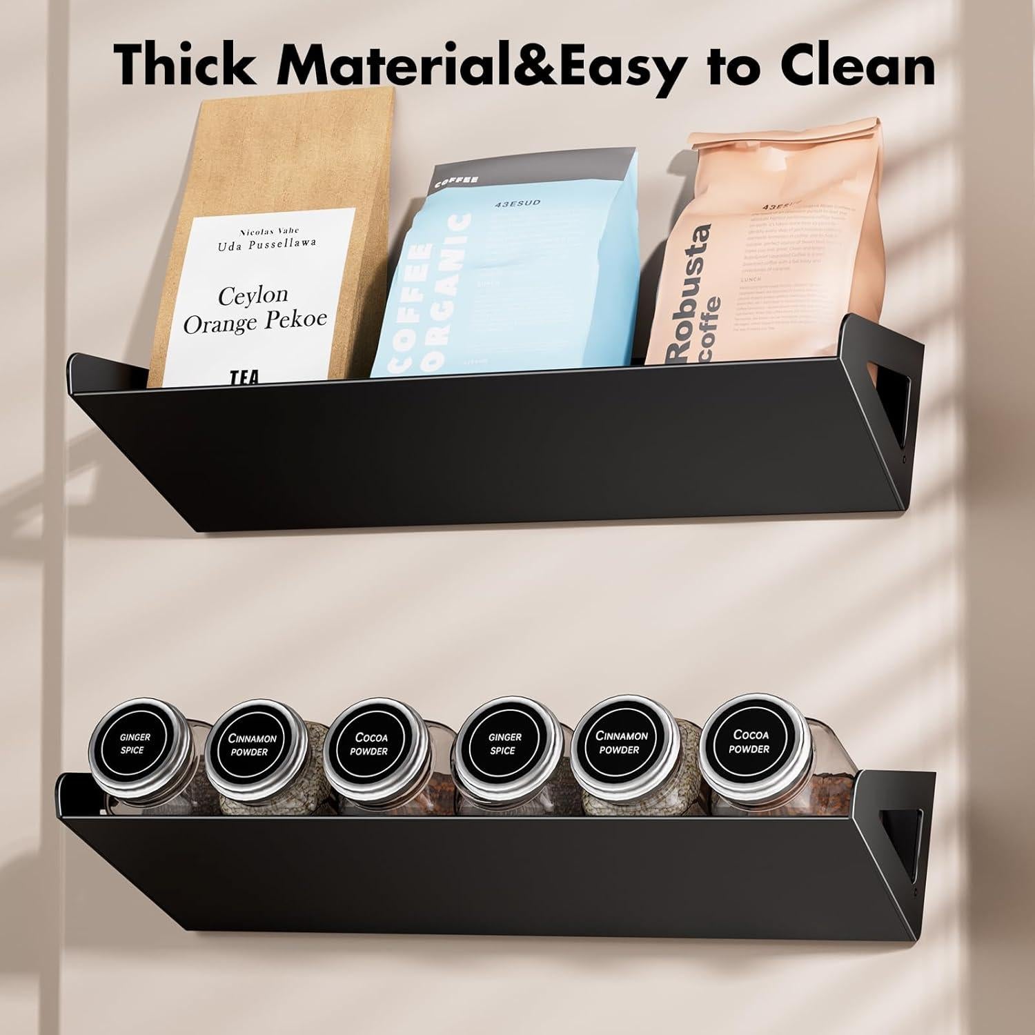 Estantes magnéticos para especias FEZHI - 2 unidades - Cocina