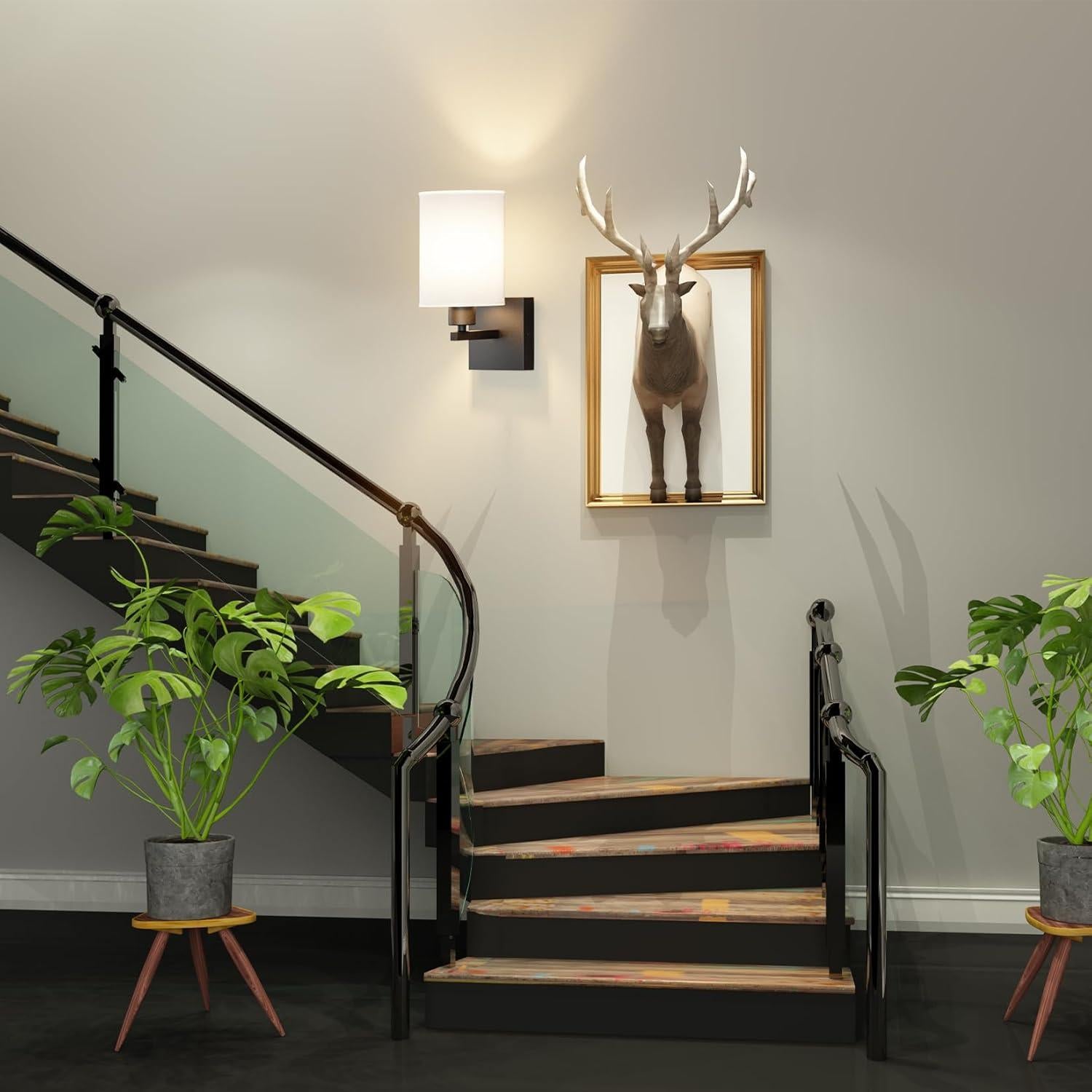 Aplique de Pared Recargable Tipace con Control Remoto 2 Pcs