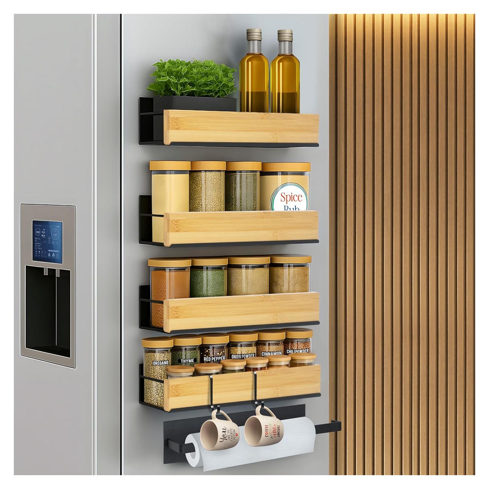 Estante Magnético para Especias Home Haven - 5 Piezas