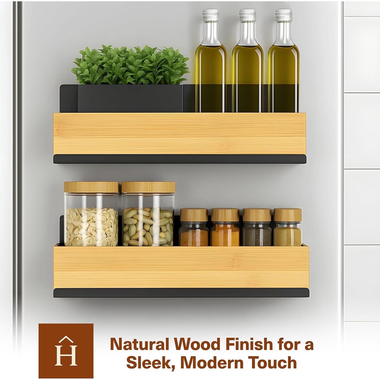 Estante Magnético para Especias Home Haven - 5 Piezas