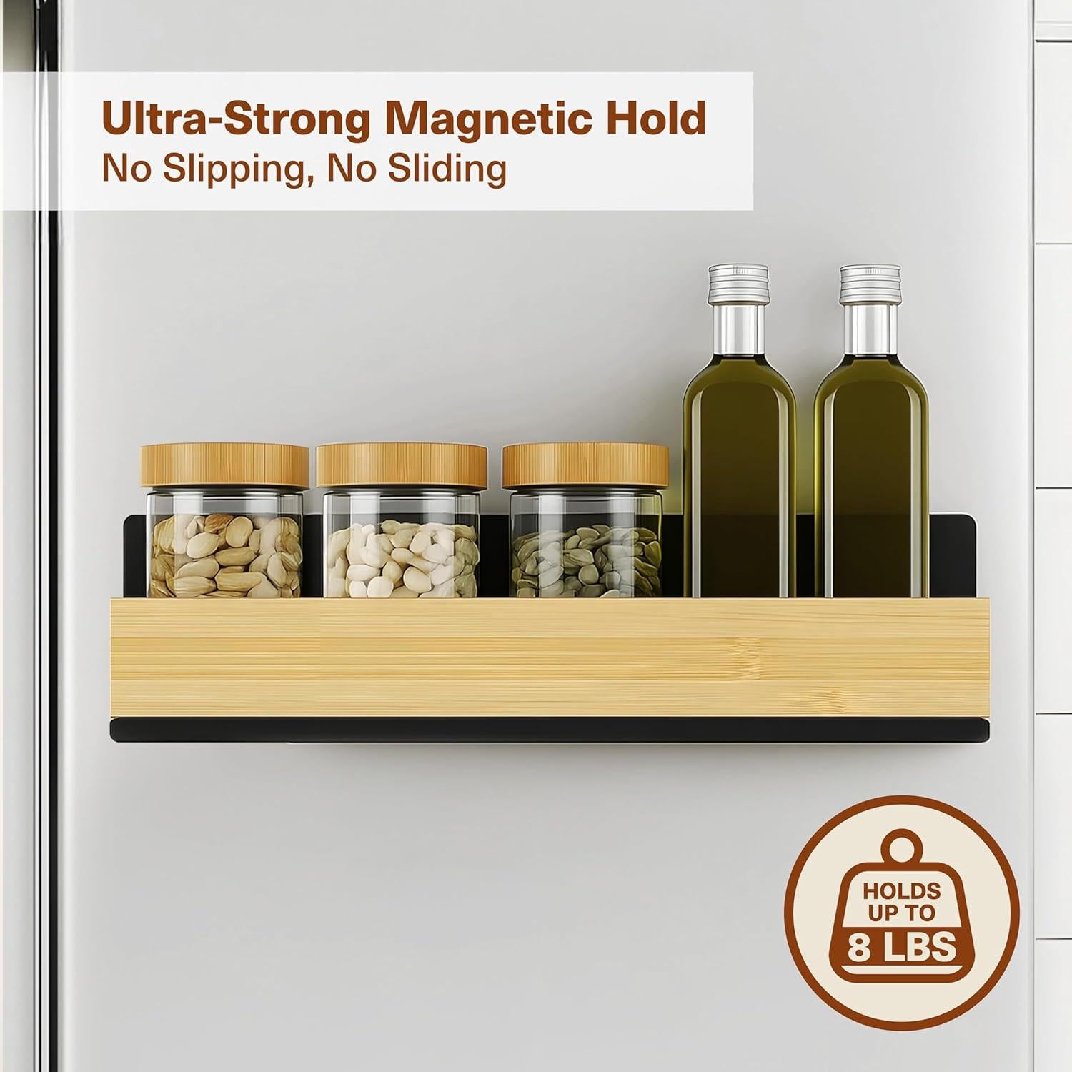 Estante Magnético para Especias Home Haven - 5 Piezas