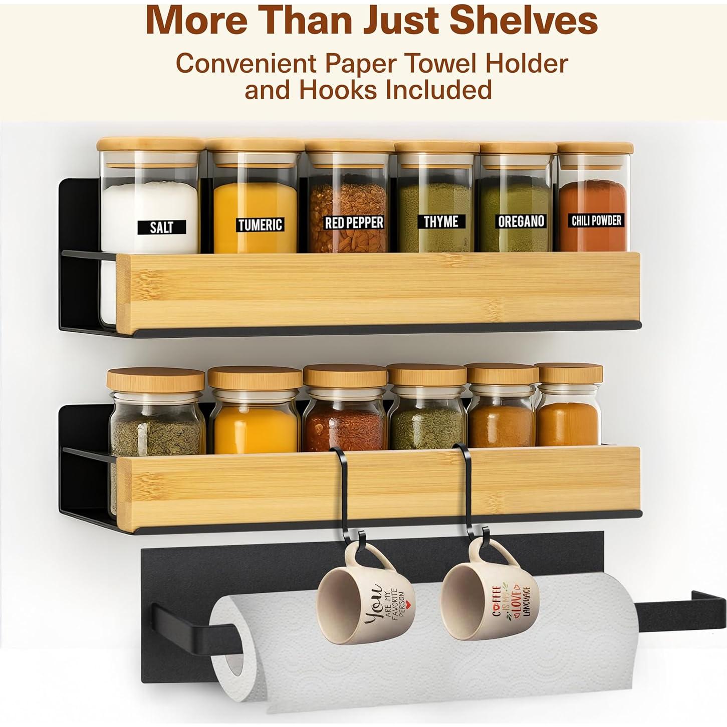 Estante Magnético para Especias Home Haven - 5 Piezas