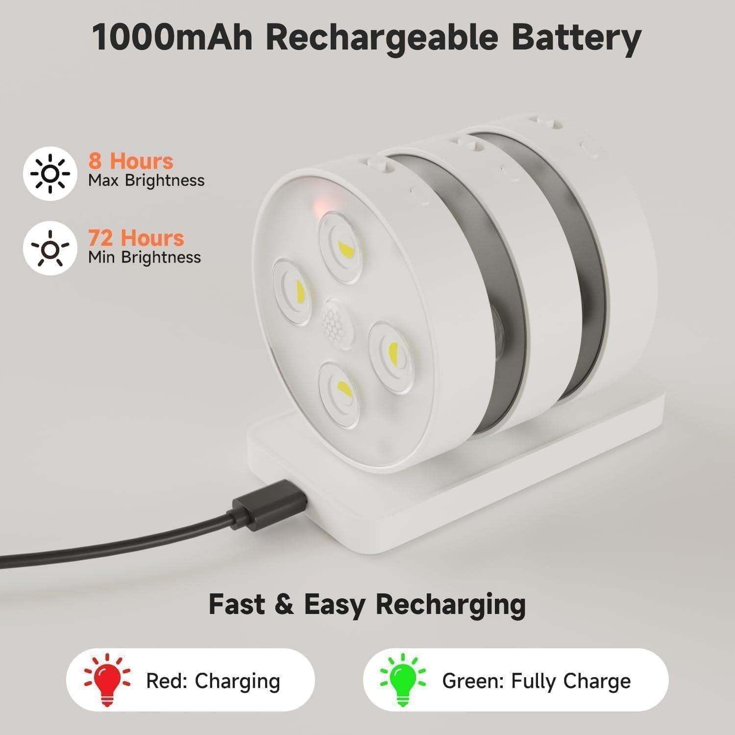 Paquete de 3 luces LED Electight para cuadros con sensor y control remoto