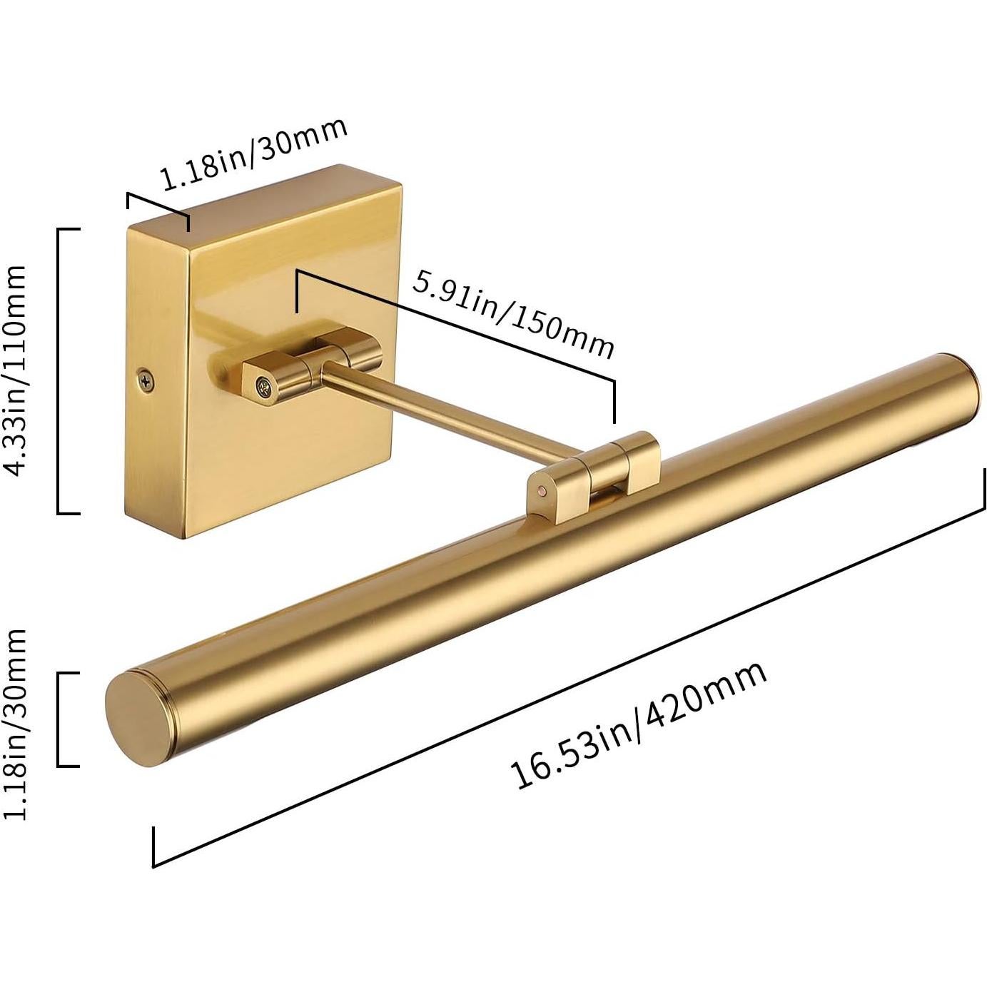 Lámpara de Pared LED Joosenhouse 42 cm Brazo Oscilante 9W
