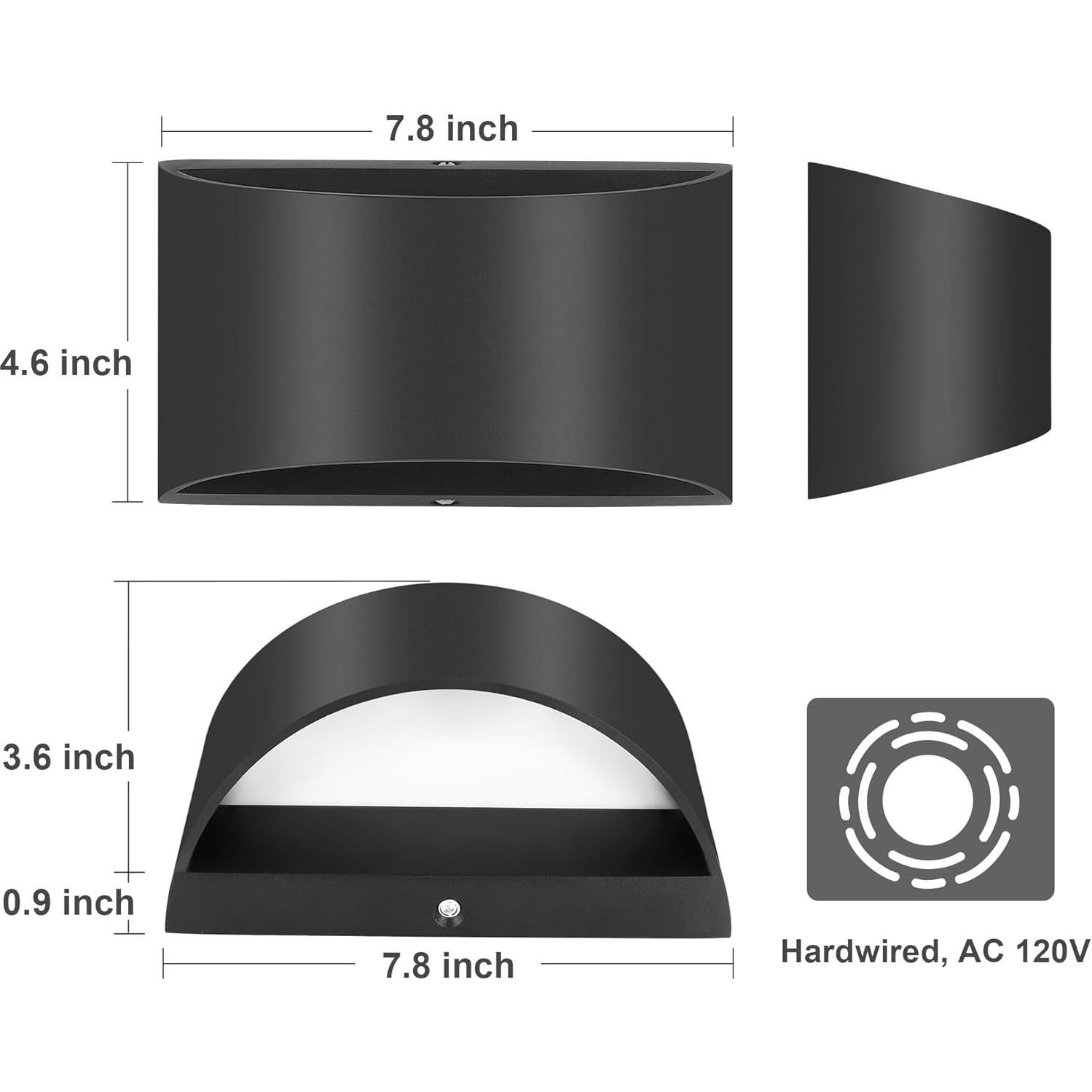 Apliques de Pared LED TRLIFE 12W Regulables con Control Remoto