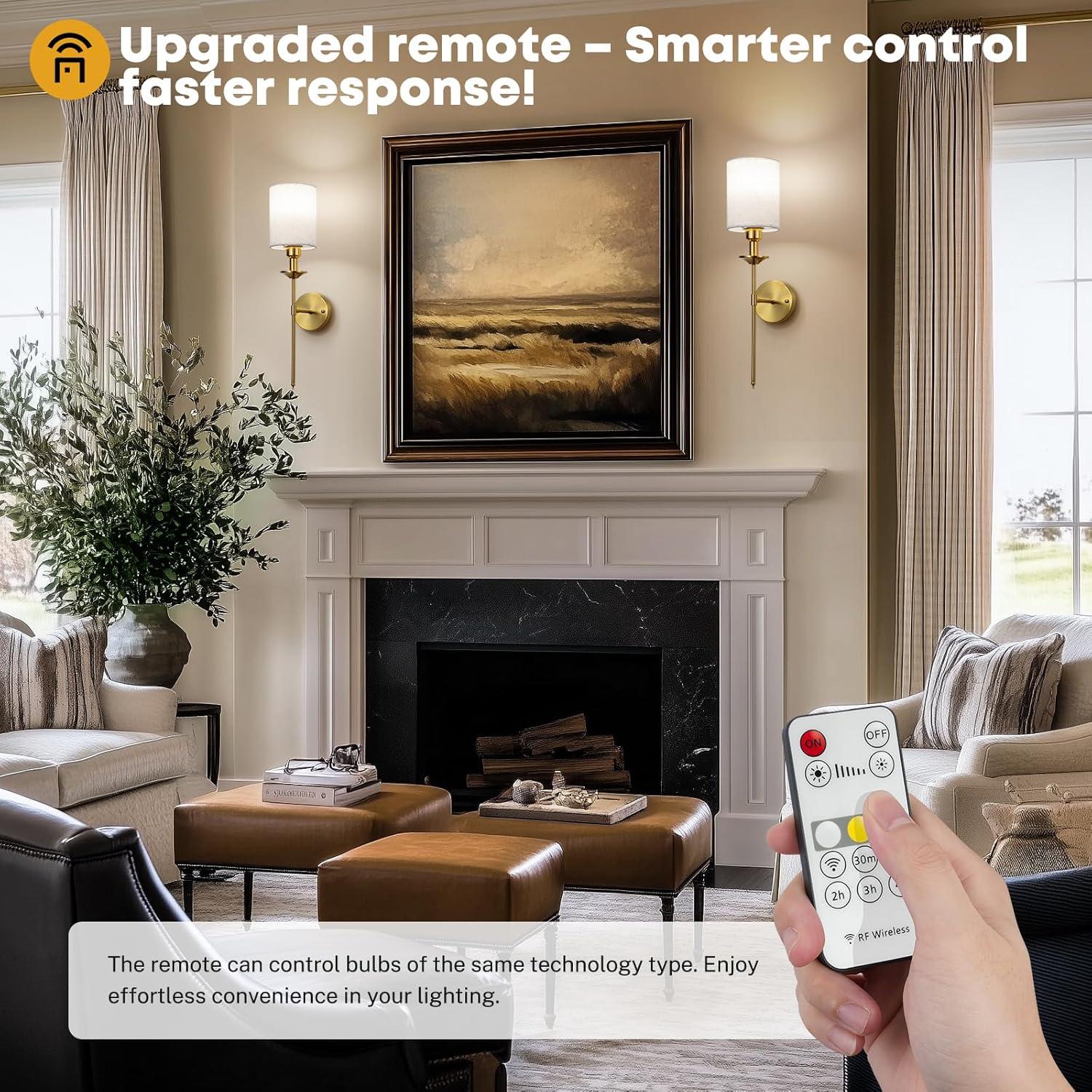 Aplique de Pared Inalámbrico NookNova 13000mAh Juego de 2