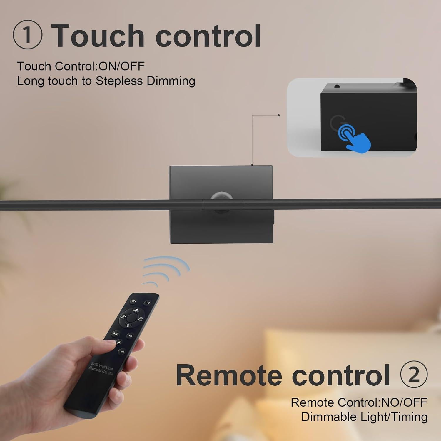 Aplique de Pared Inalámbrico HX HECLX 76.2cm Recargable