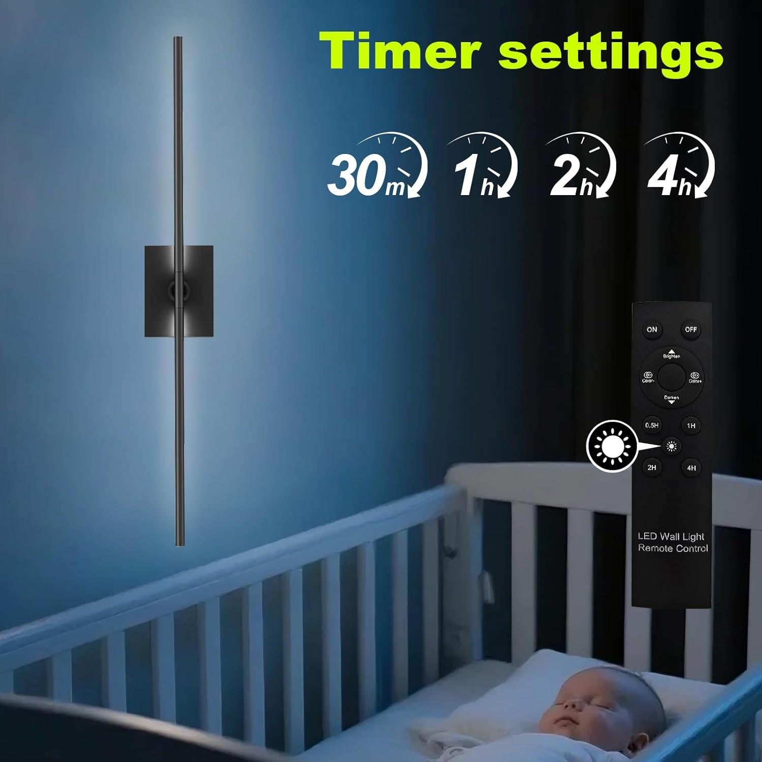 Aplique de Pared Inalámbrico HX HECLX 76.2cm Recargable