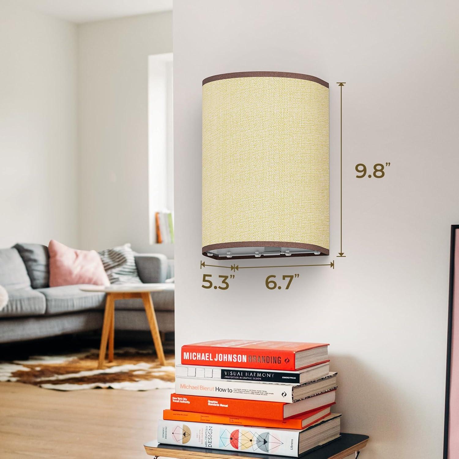 Juego de Apliques de Pared PRTILOUD Recargables 5000mAh