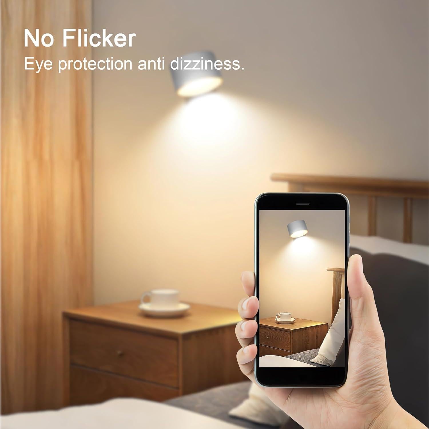 Lámpara de Pared LED Inalámbrica ONSTUY 3 Temperaturas Color