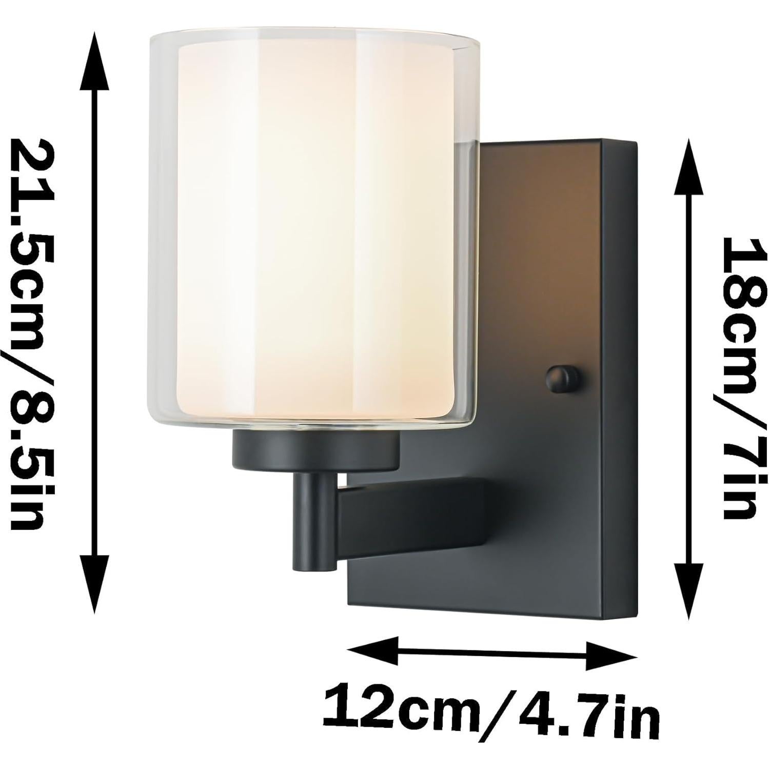 Juego de apliques de pared recargables Andachetg 10000mAh RGB