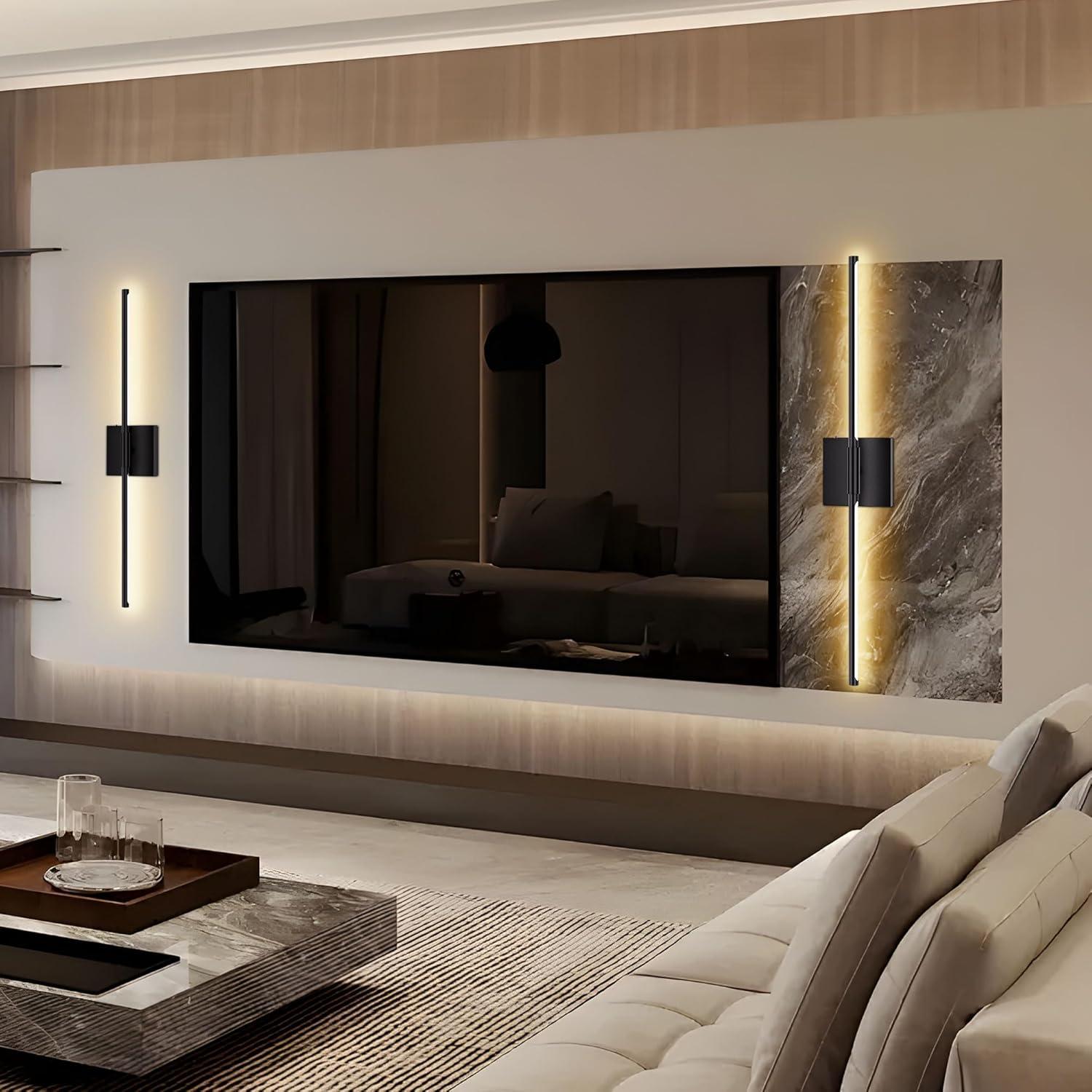 Apliques de Pared Inalámbricos Yunaking 106.68 cm LED Dimmable