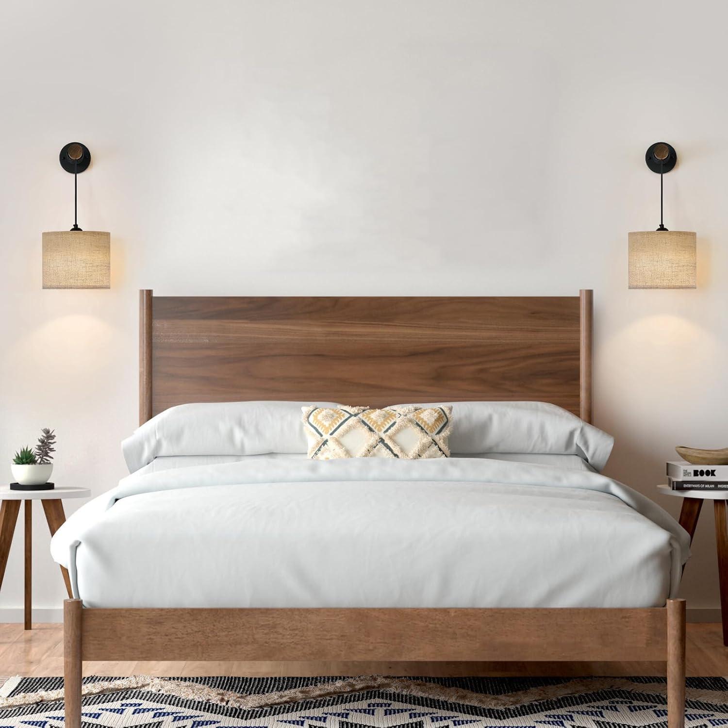 Juego de 2 Apliques de Pared Recargables con Control Remoto