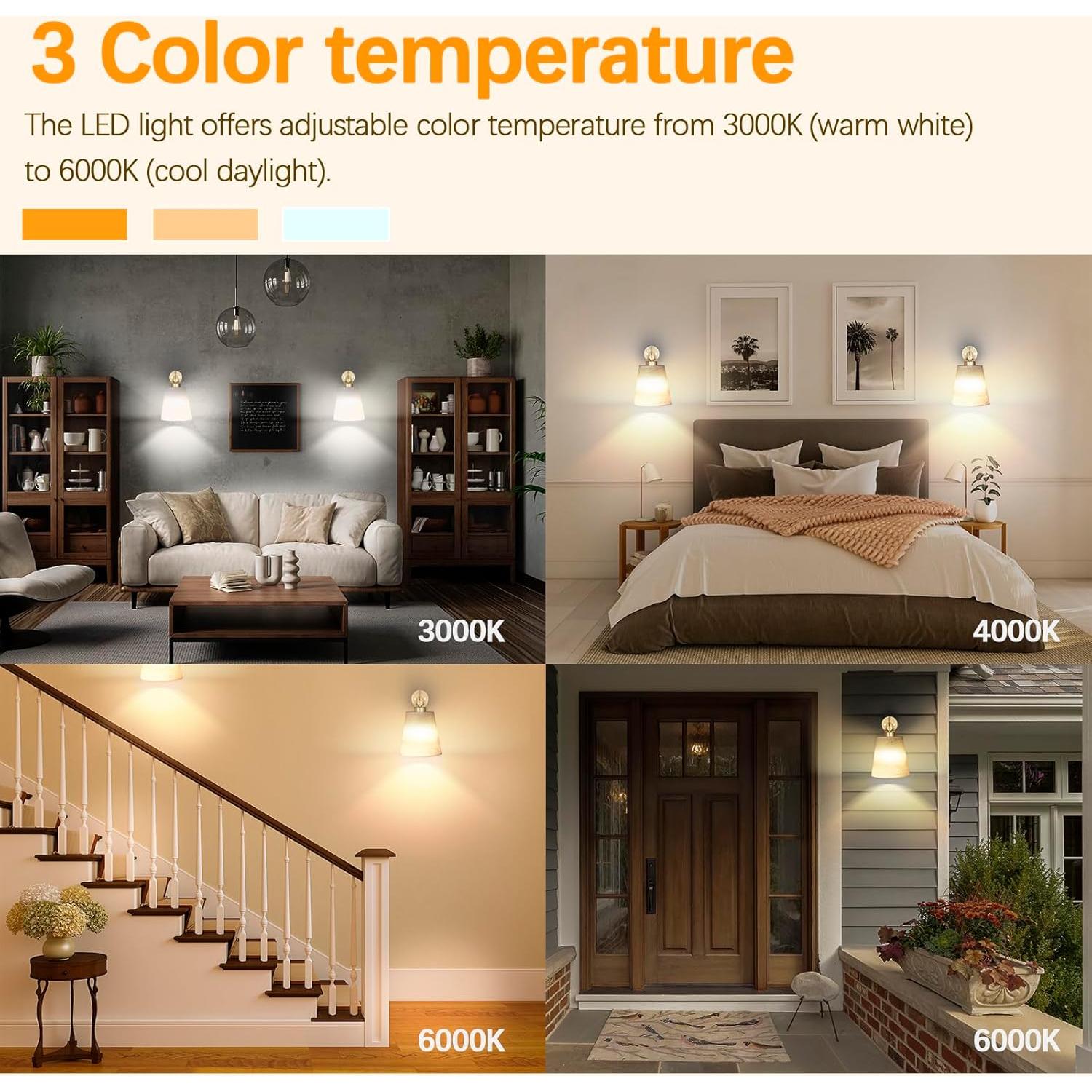 Juego de 2 Apliques de Pared Inalámbricos Maooght Dorados