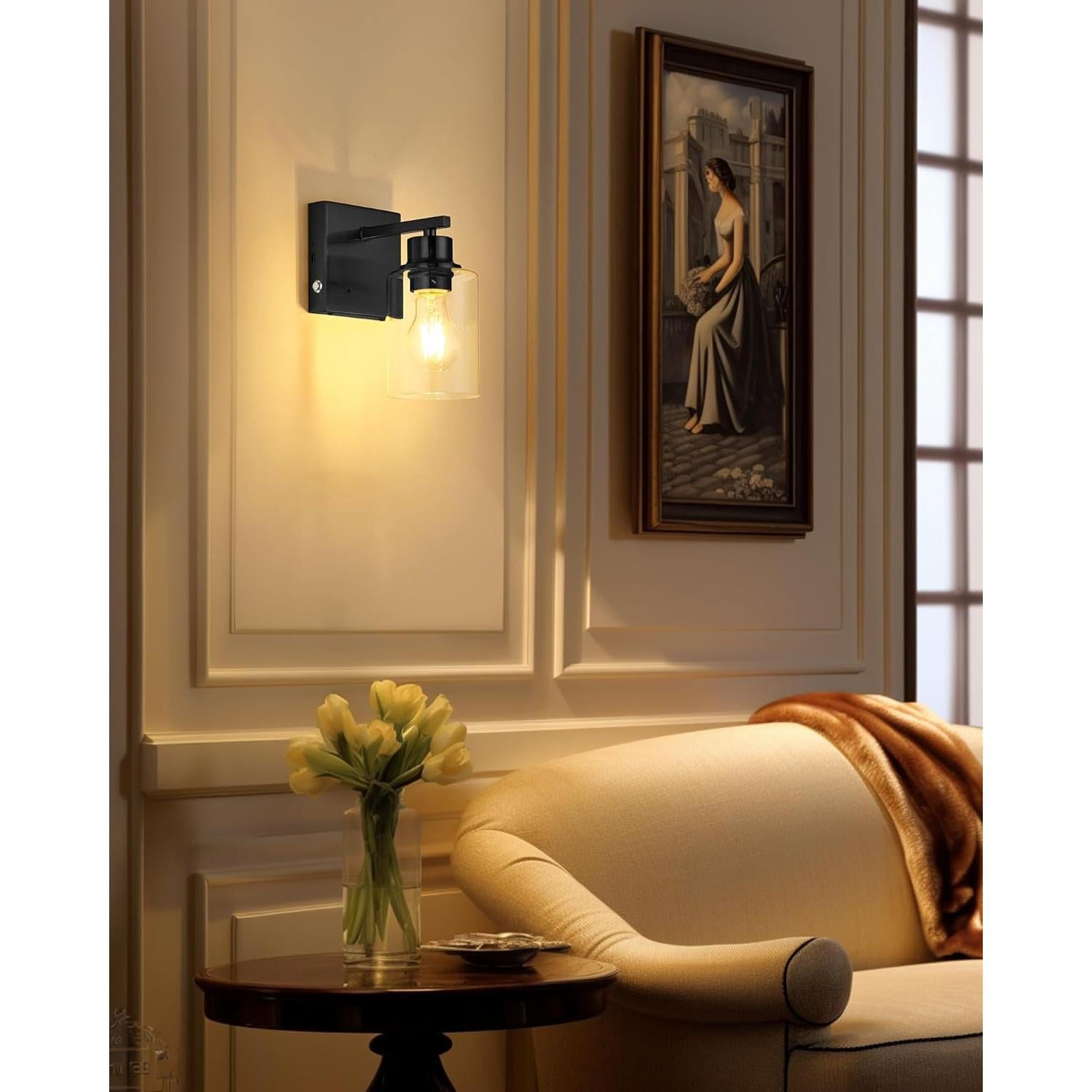 Juego de 2 Apliques de Pared Inalámbricos Rayogale 3000K