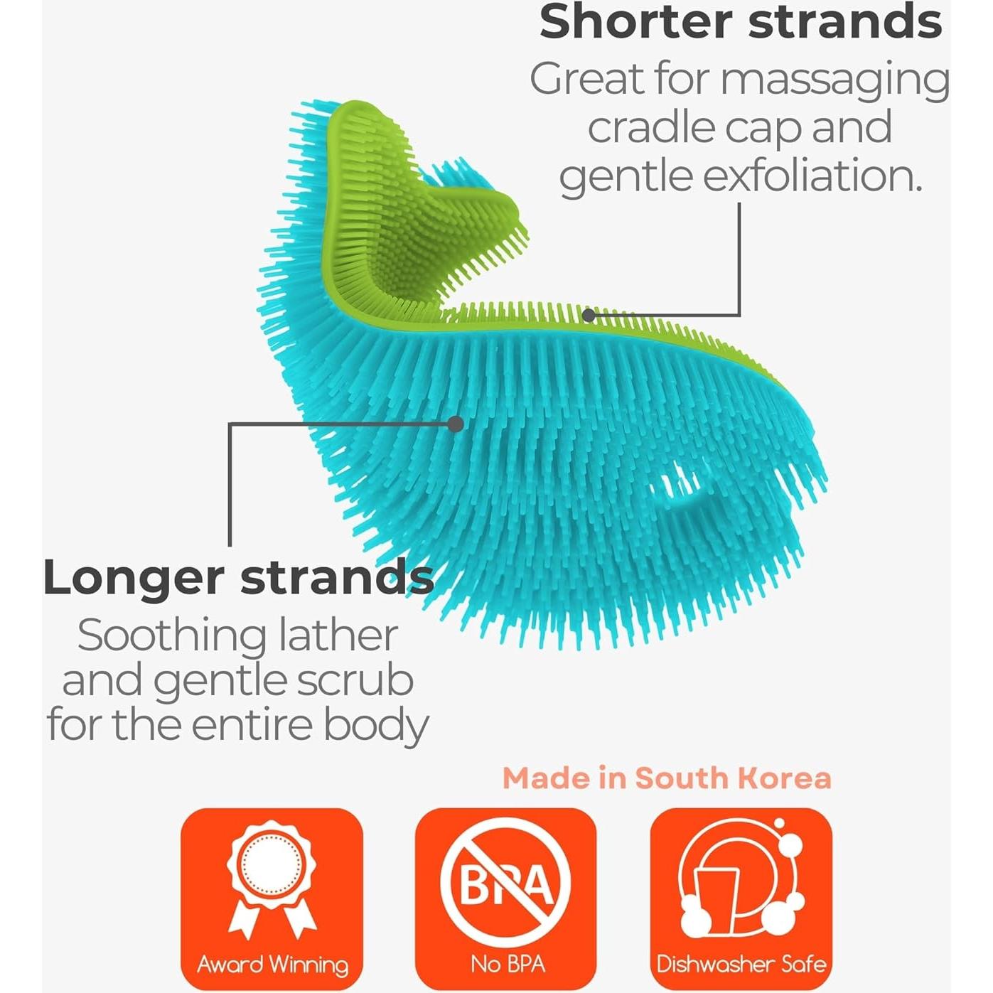 Exfoliante de Baño Silicona Innobaby Pez Aqua 14x7.6cm