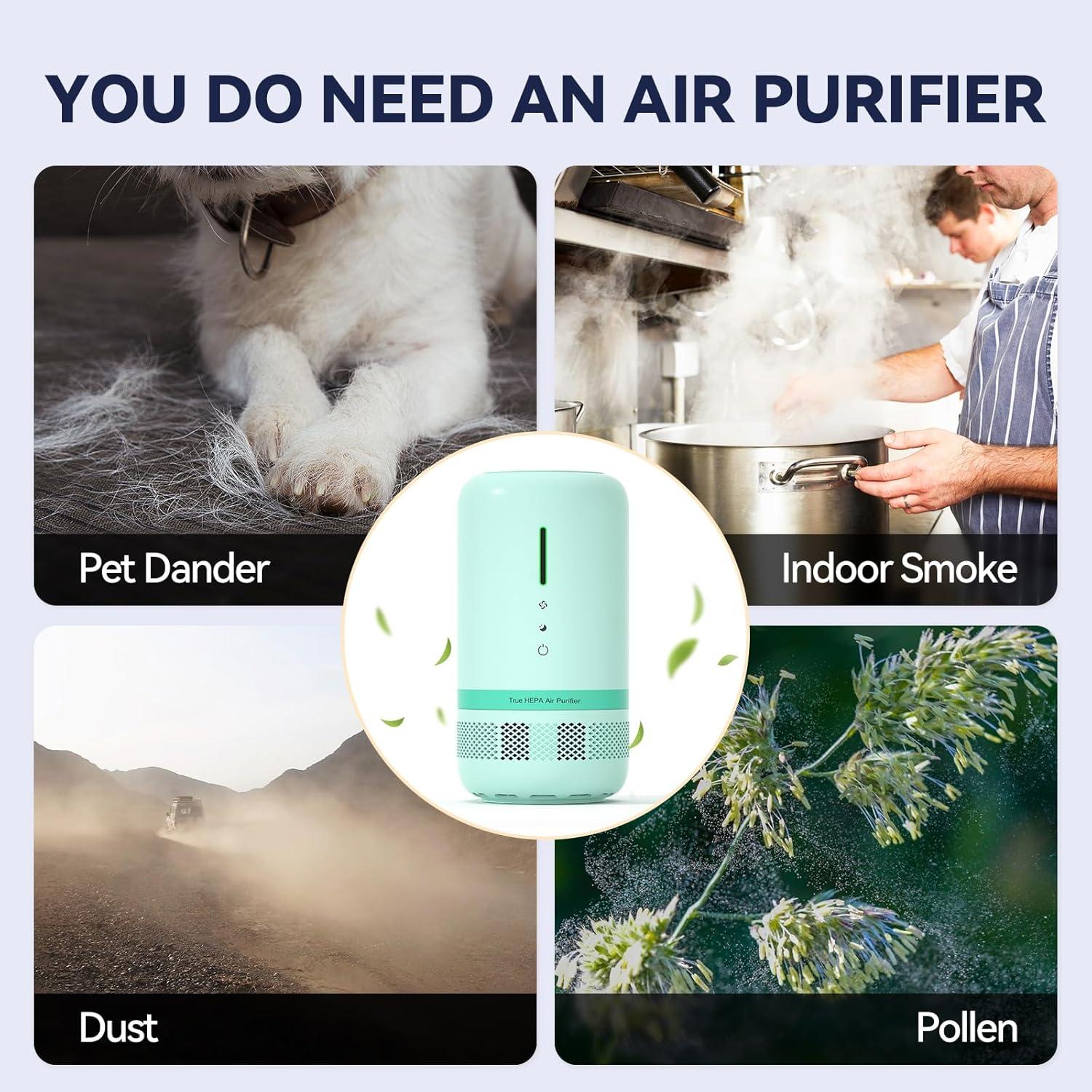 Purificadores de Aire Vendfo VF04 HEPA 99.97% 2 Unidades