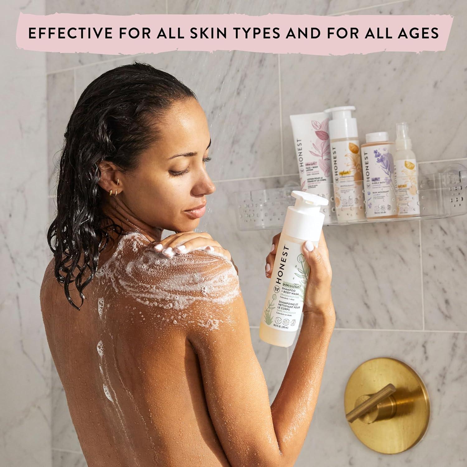 Champú y Gel de Baño 2-en-1 Honesta 548 ml Cítricos y Vainilla