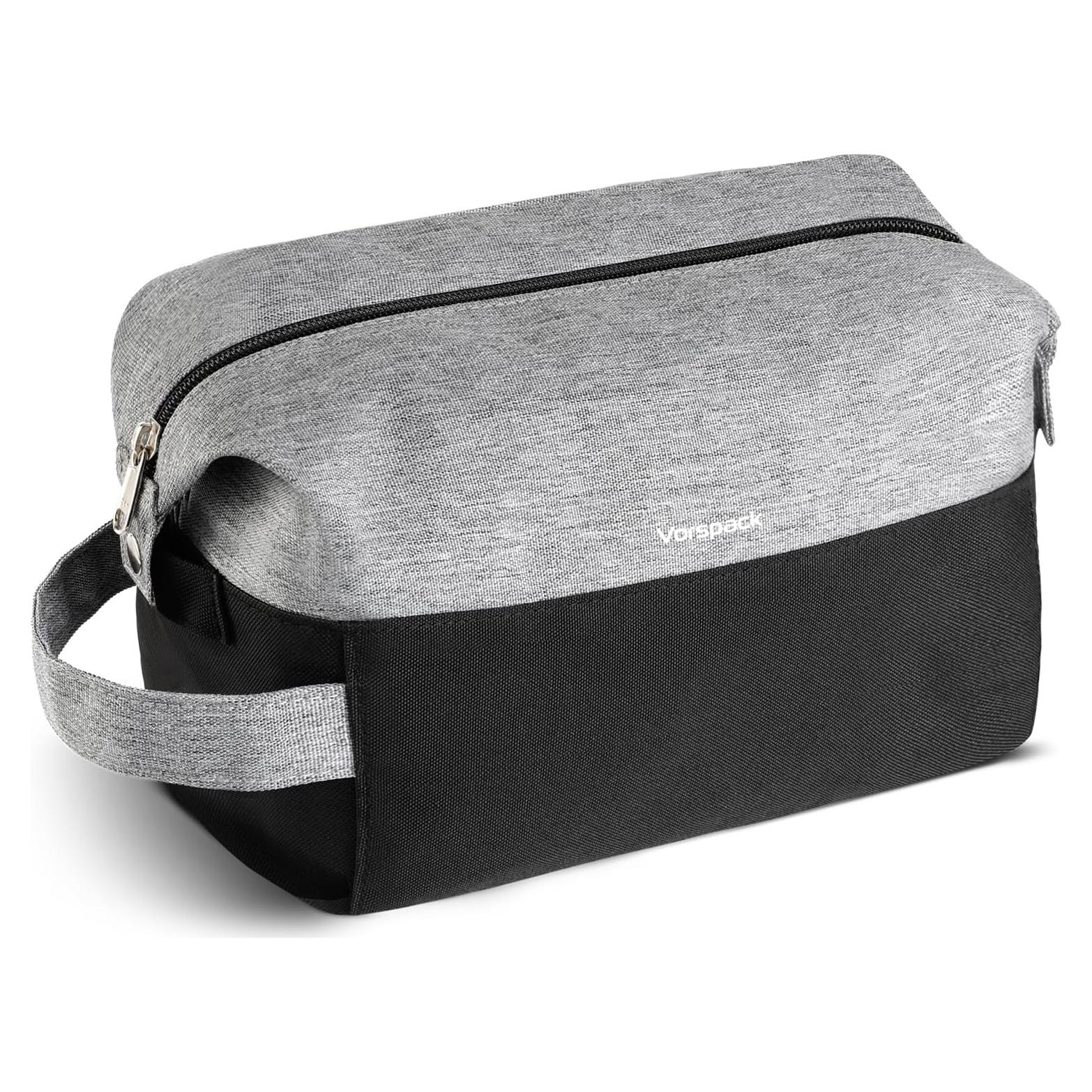 Bolsa de Aseo de Viaje Vorspack Mediana Negra Resistente al Agua