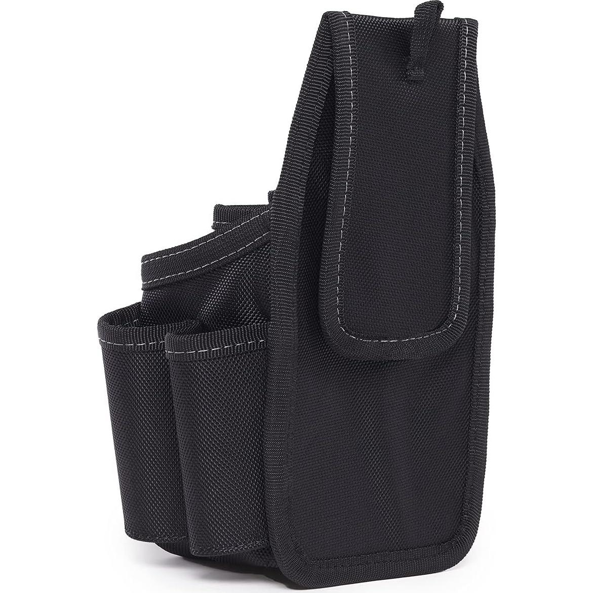 Utility Plus Pouch- 7 Pockets and Rear Pocket Flap - Heavy Duty and Durable, Notebook Pocket, Tape Measure Clip - (TB-236-7)