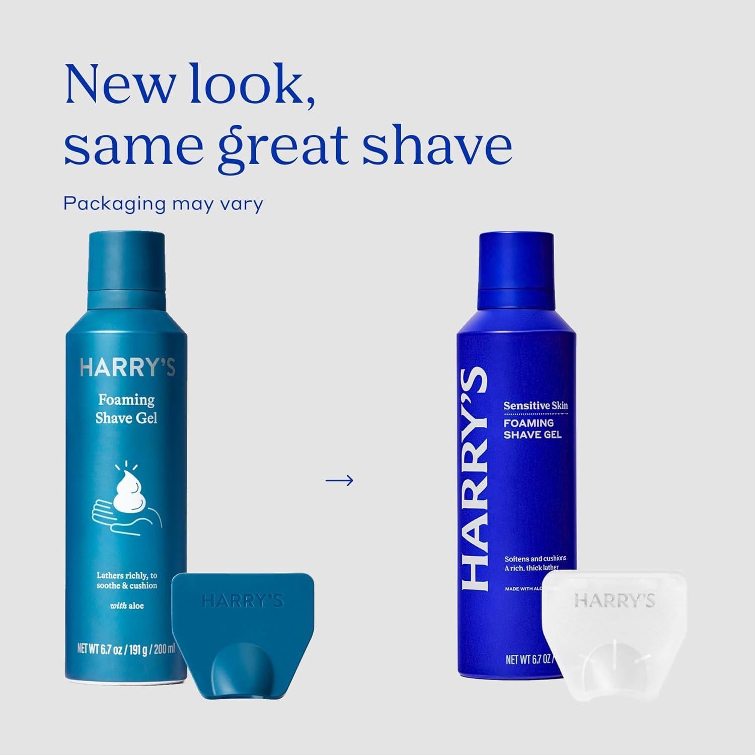 Kit de Afeitado Harry's para Hombres - Mango, 3 Cuchillas, Gel y Funda