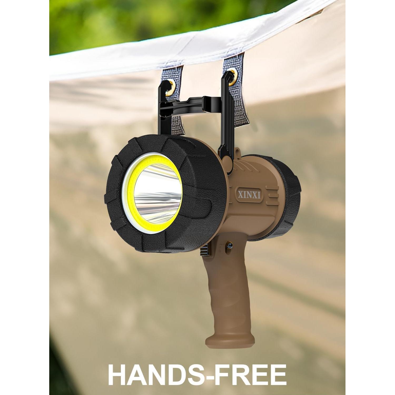 Linterna Recargable XINXI IP67 con Luz COB y 6 Modos