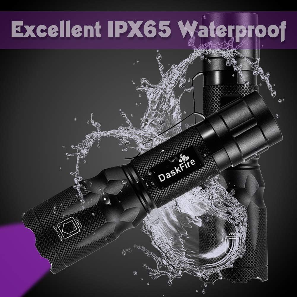Linterna UV DaskFire 2 en 1 LED 395nm 500LM 4 Modos