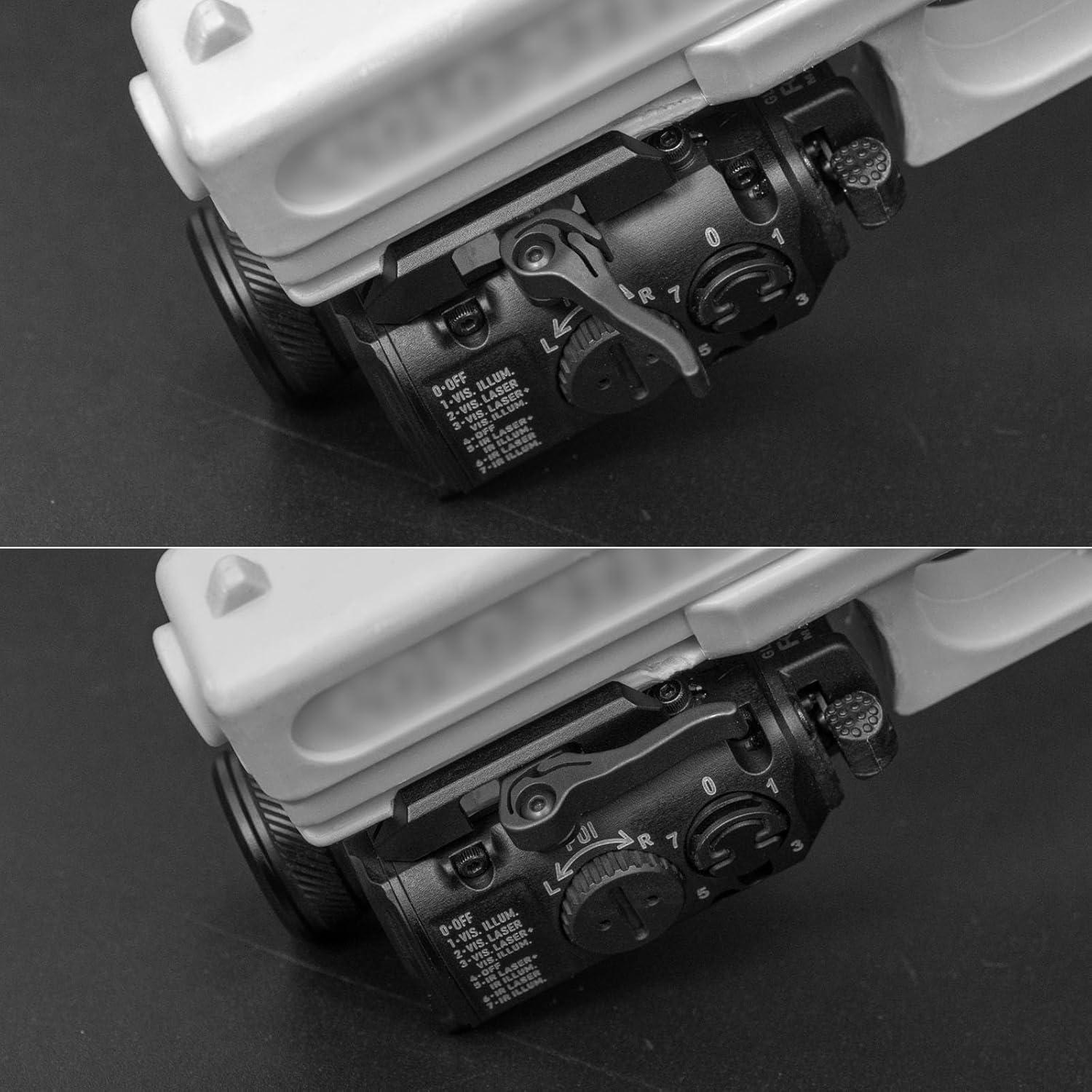 Linterna Montada en Riel RovyVon GL4 Pro 400 Lúmenes IR IP68