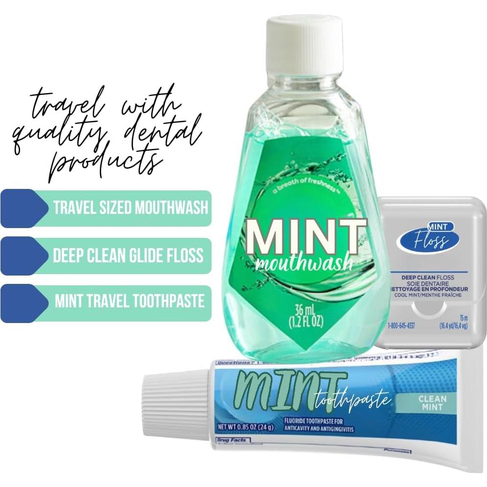 Kit de Viaje Dental Spark Dental Co - Cepillo, Pasta y Hilo