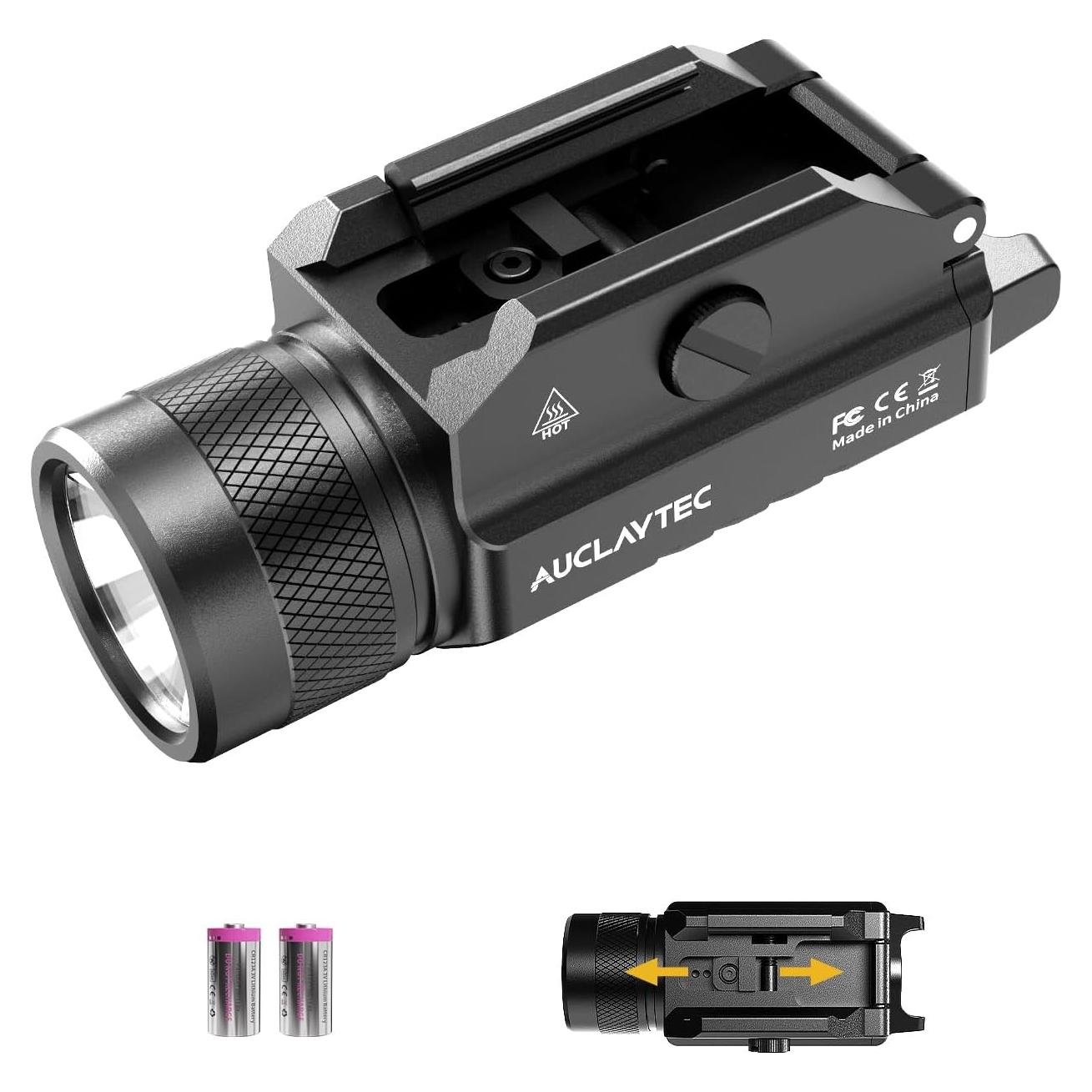 Linterna Táctica AUCLAYTEC G1102-A 1200 Lúmenes LED