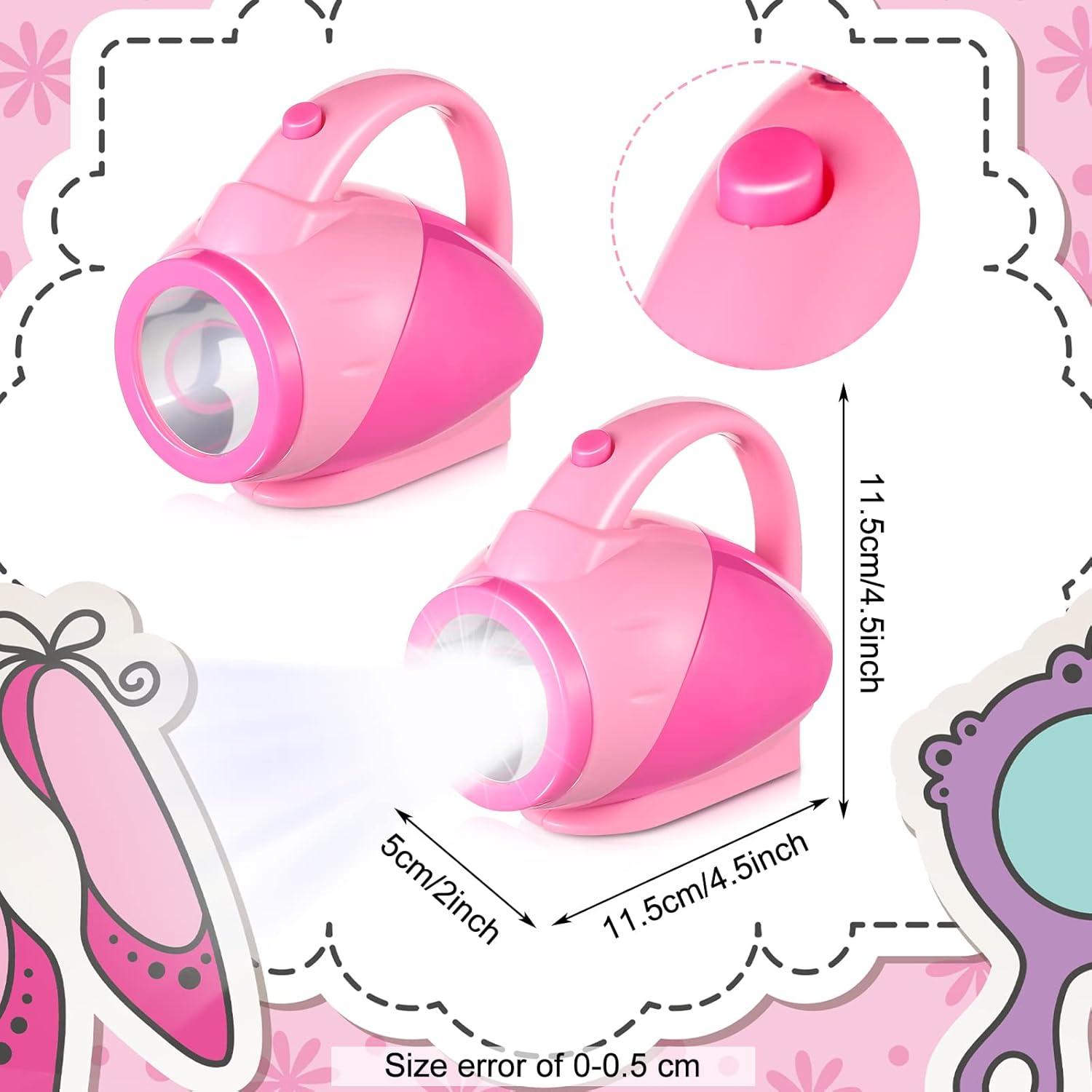 Linterna Rosa para Niños Nosiny - 2 Piezas, 11.43 cm