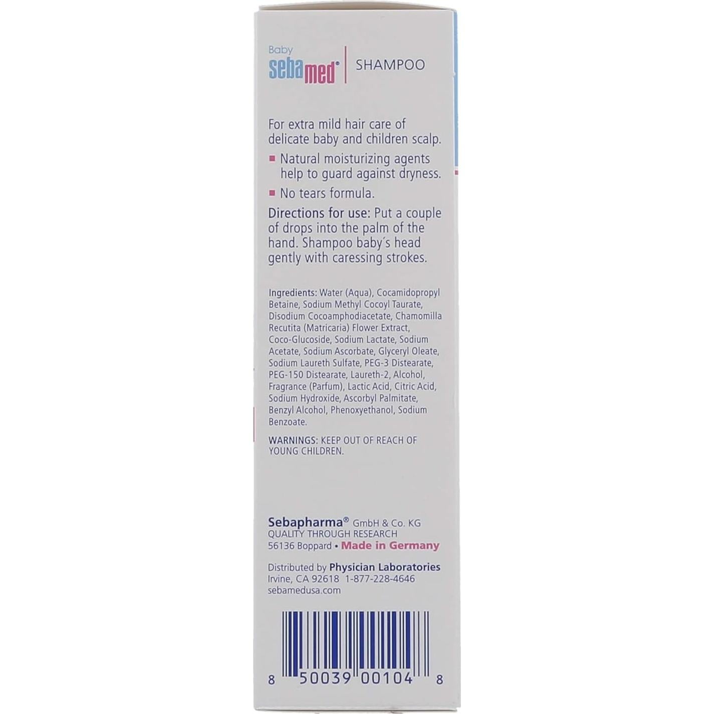 Champú Infantil Sebamed 250ml Sin Lagrimas pH 5.5 Manzanilla