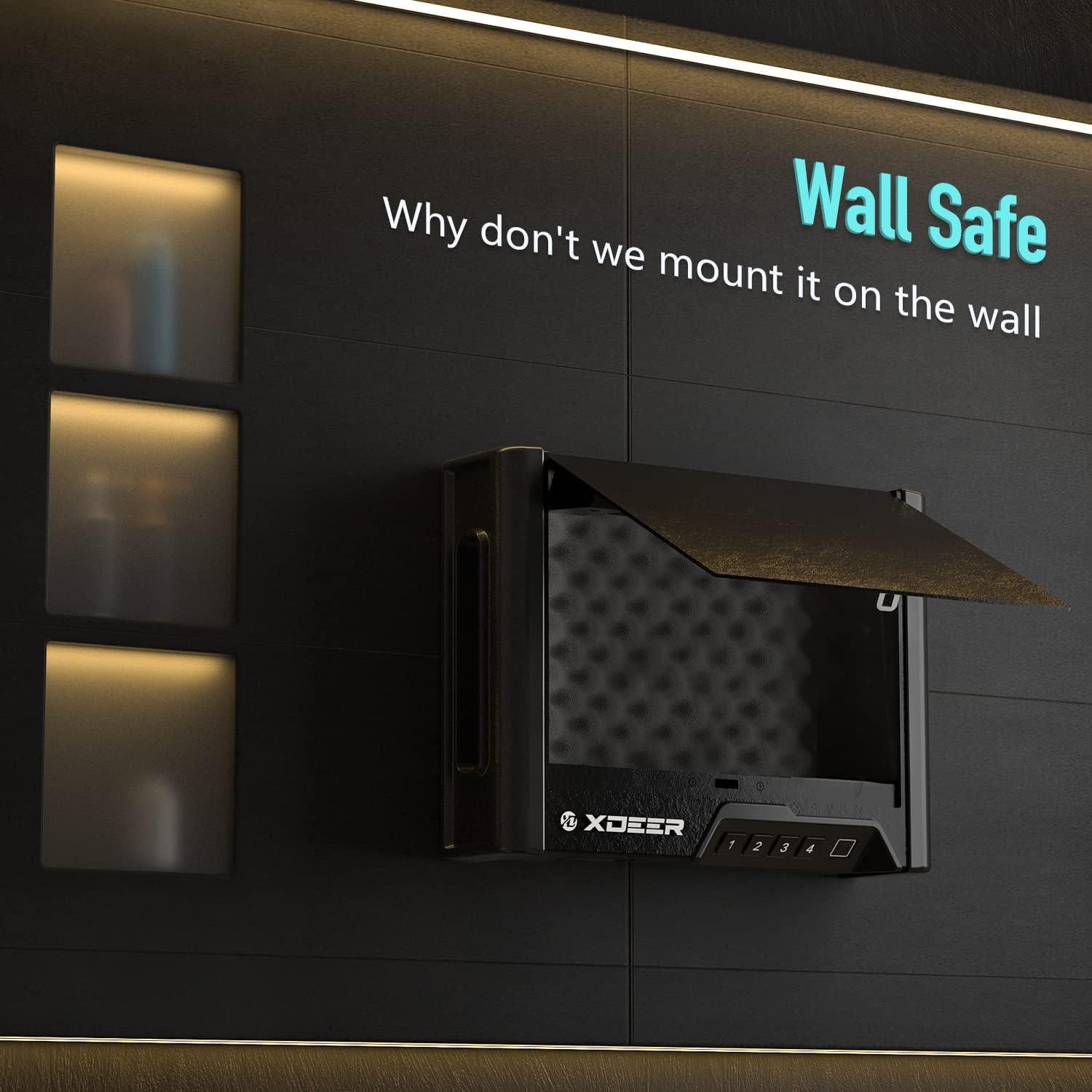 Caja Fuerte Biométrica XDeer S10 para Pistolas - Acceso Rápido