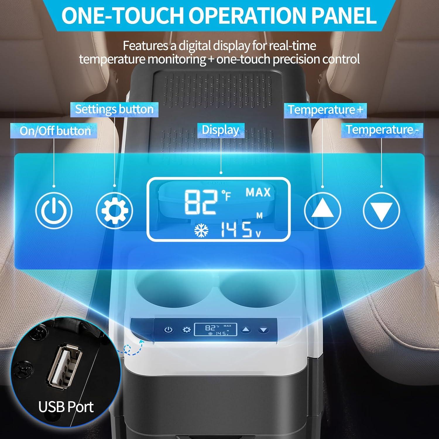 Nevera Portátil Eléctrica Tecnolove 18L 12V/110V para Coche