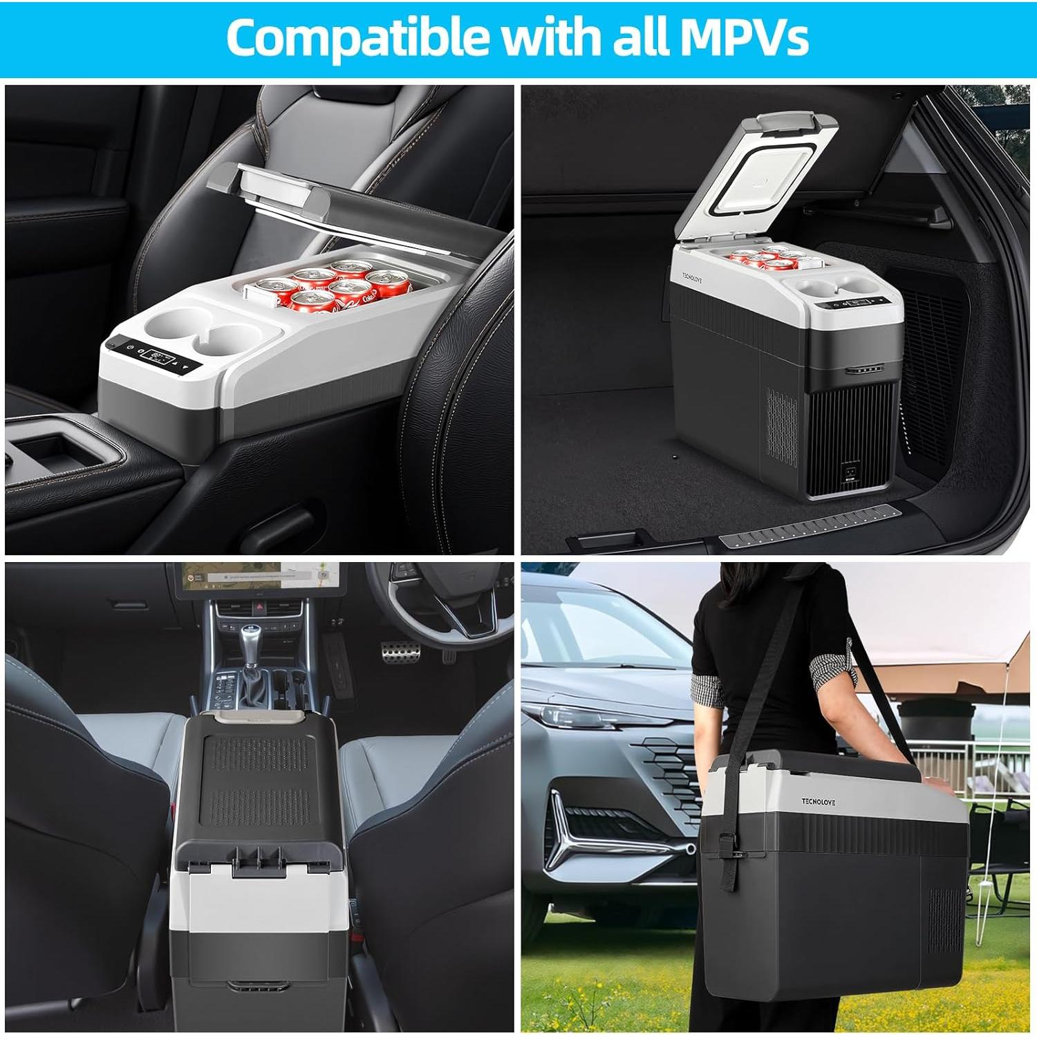 Nevera Portátil Eléctrica Tecnolove 18L 12V/110V para Coche