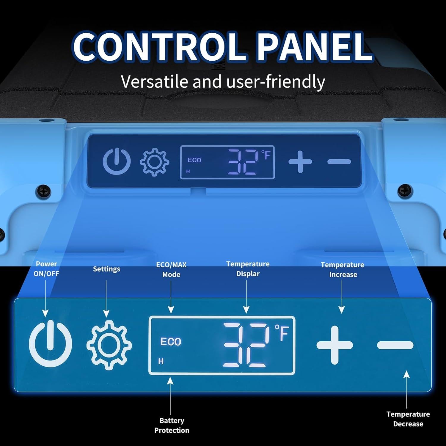 Refrigerador Portátil Tecnolove 20L - Enfriamiento Rápido - Azul