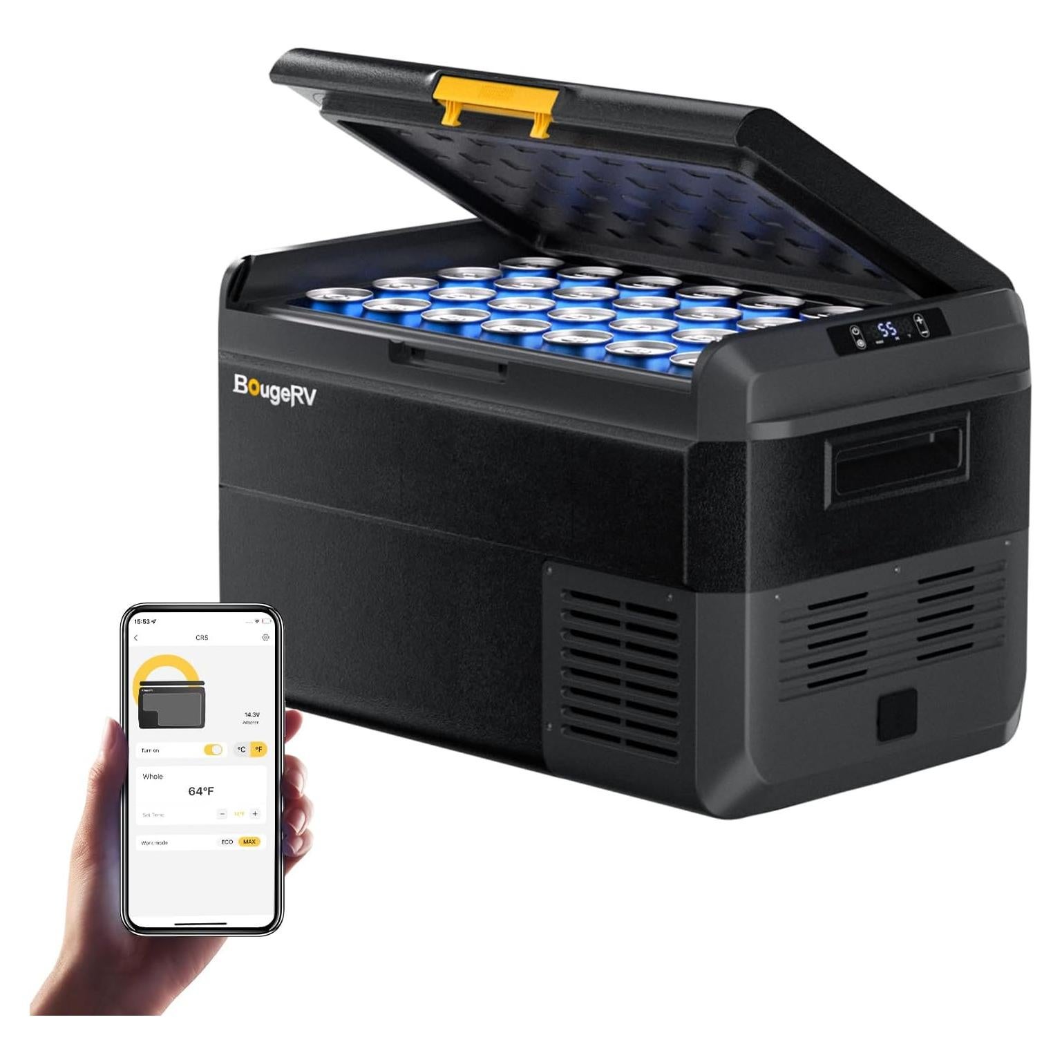 Refrigerador Portátil BougeRV CRS 42QT -20 a 20°C 12V/24V