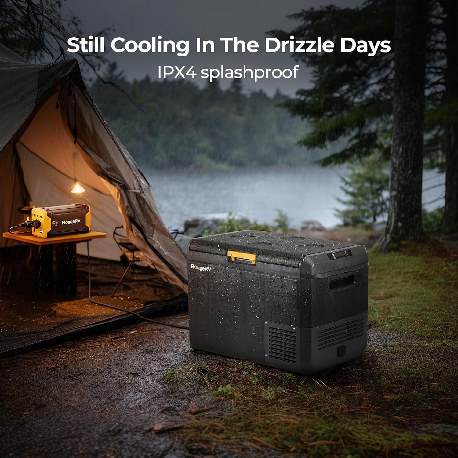 Refrigerador Portátil BougeRV CRS 42QT -20 a 20°C 12V/24V